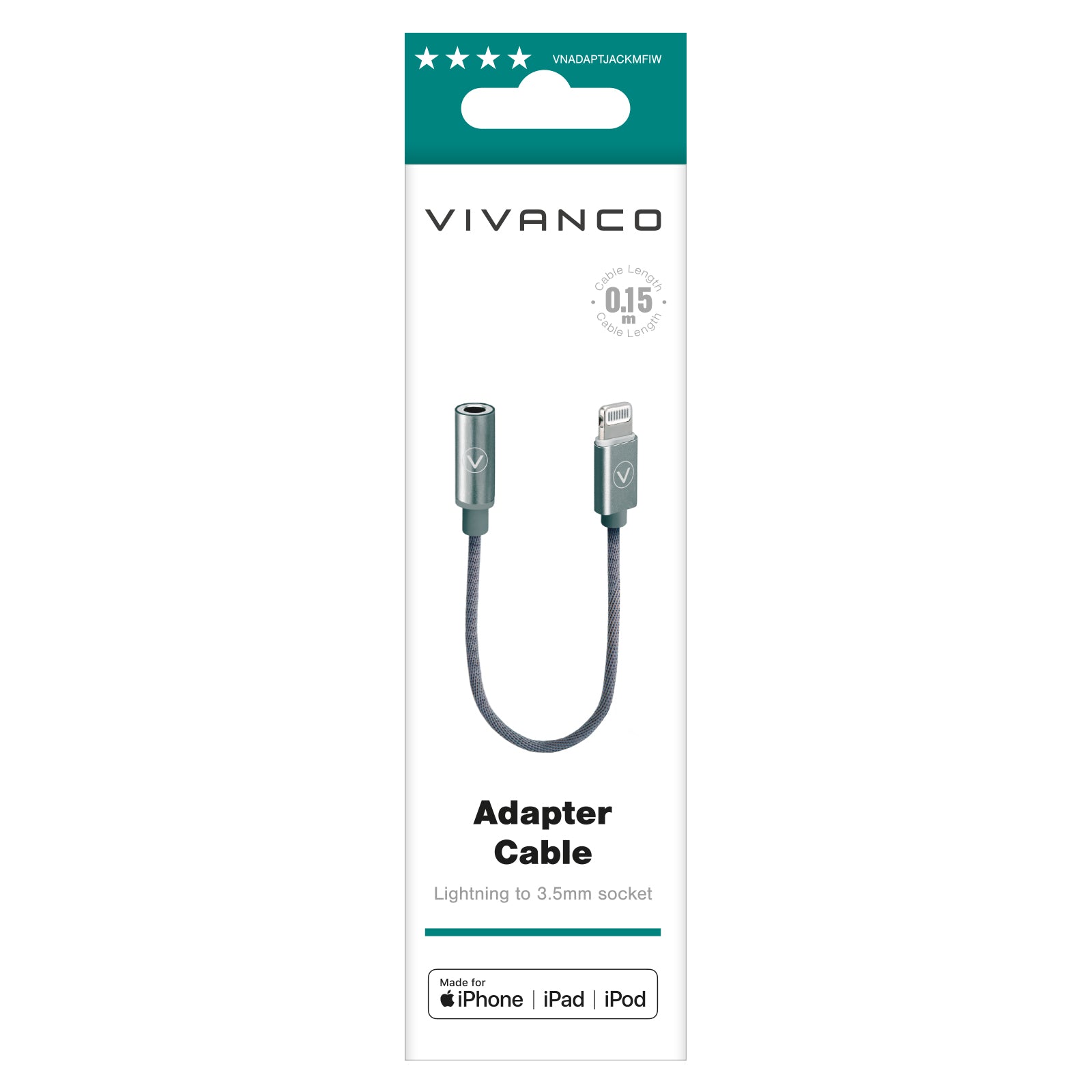 Adattatore Lightning per Jack 3,5 mm