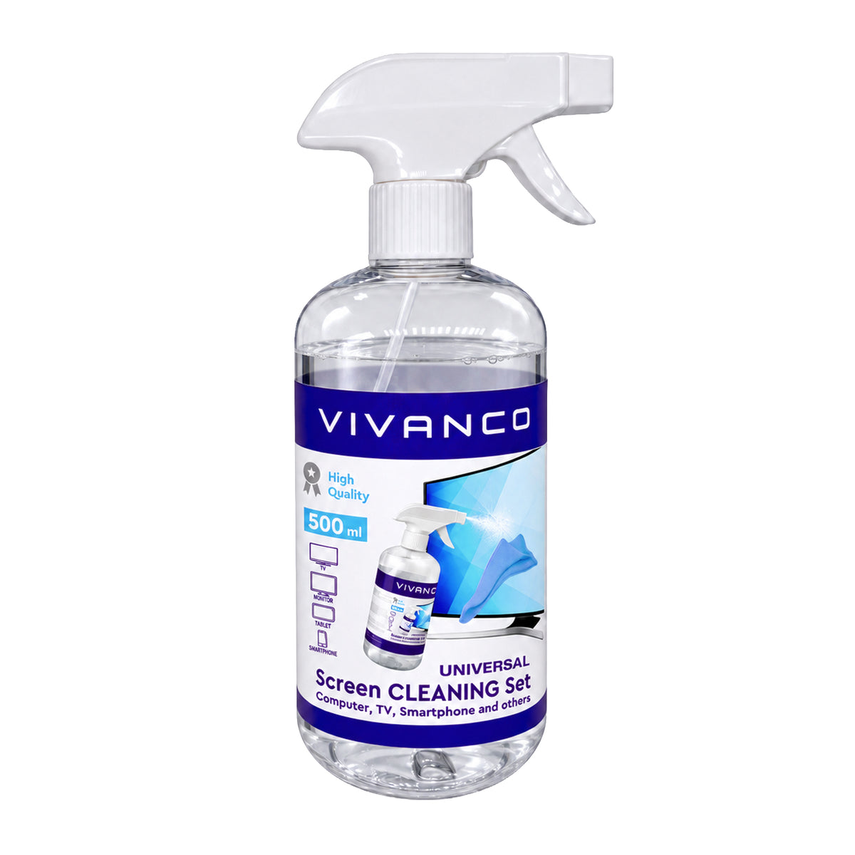 500 ml Bildschirmspray mit Mikrofasertuch