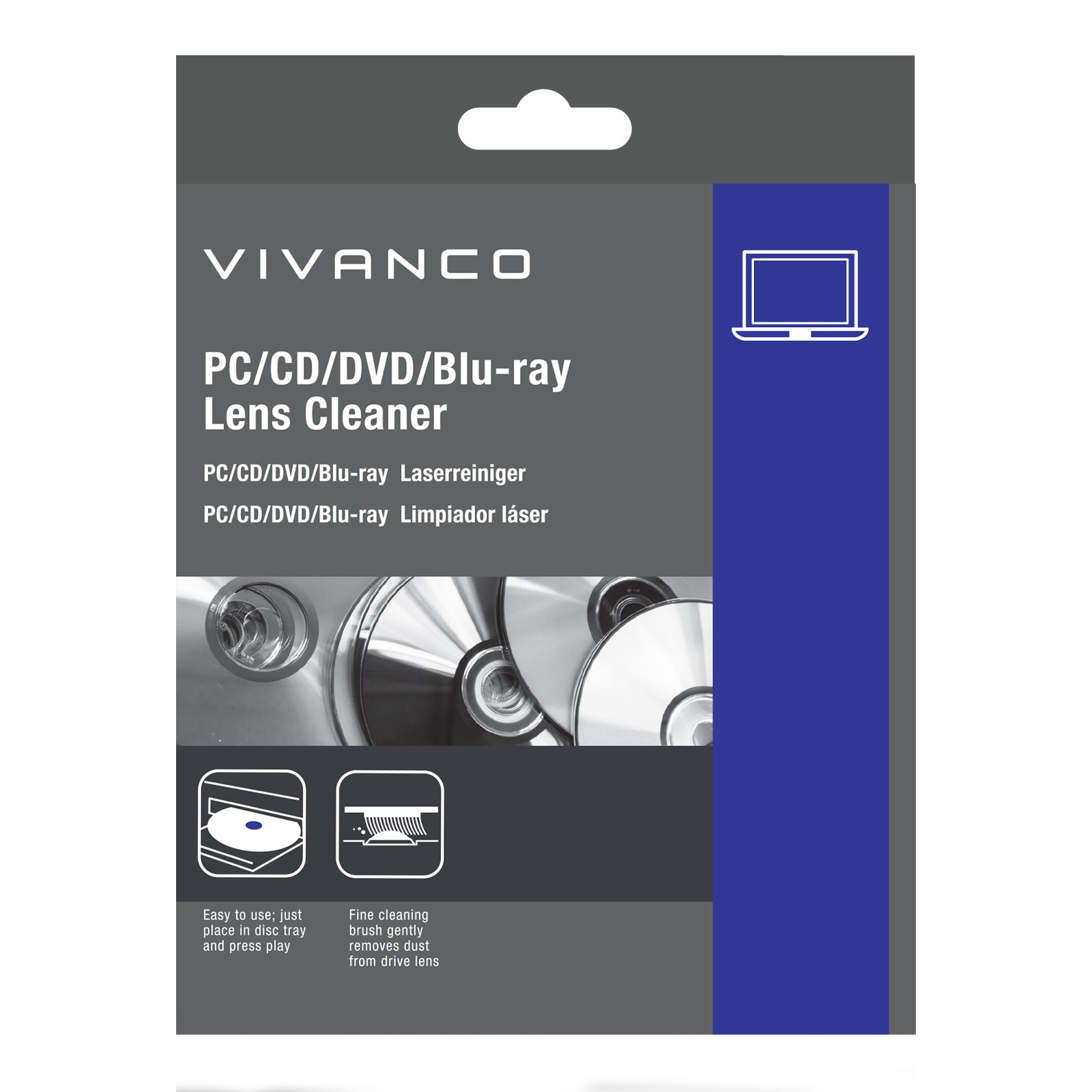 Pulitore laser per PC, CD, Blu-ray e DVD