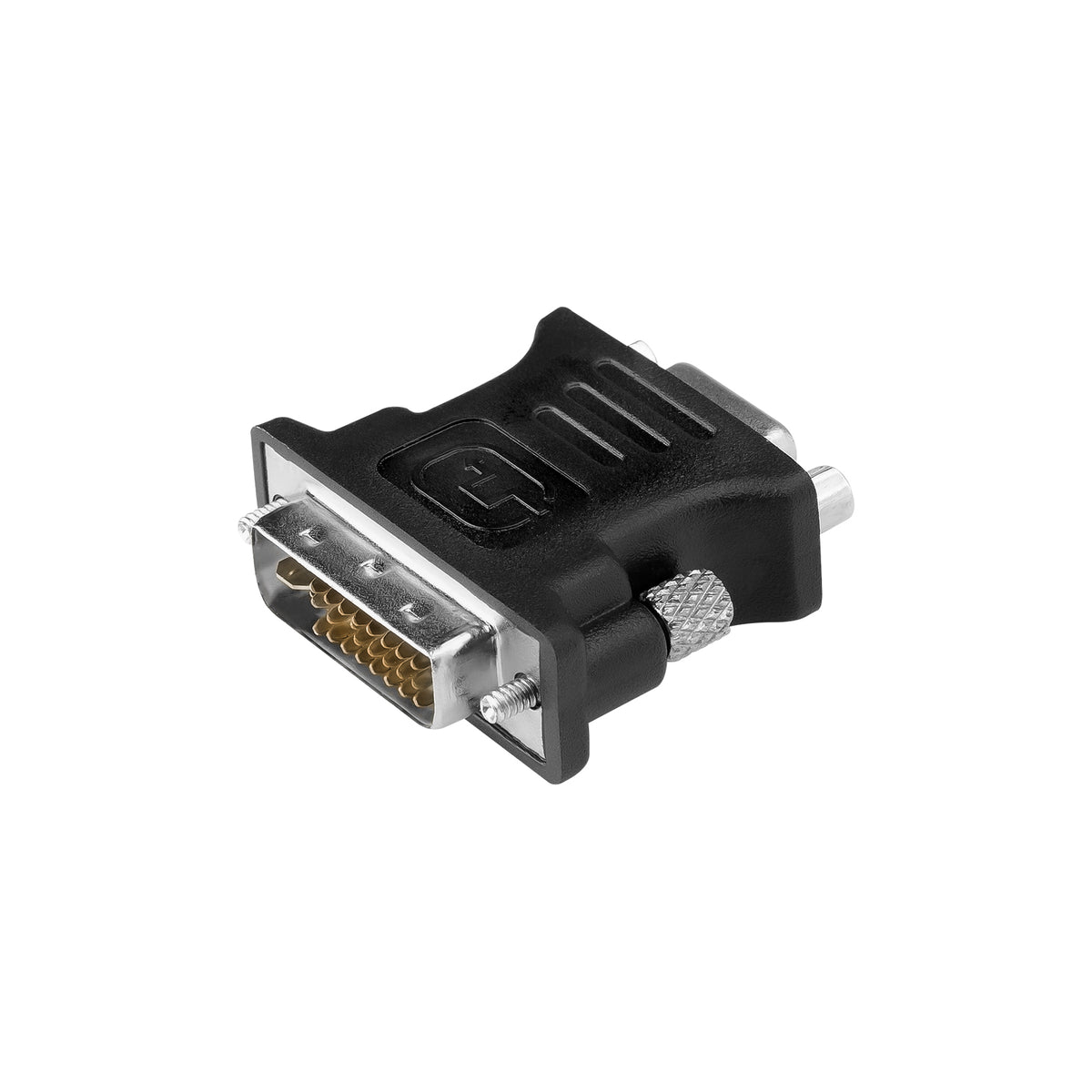 Adaptador macho a macho DVI-I/VGA compatible de alta calidad