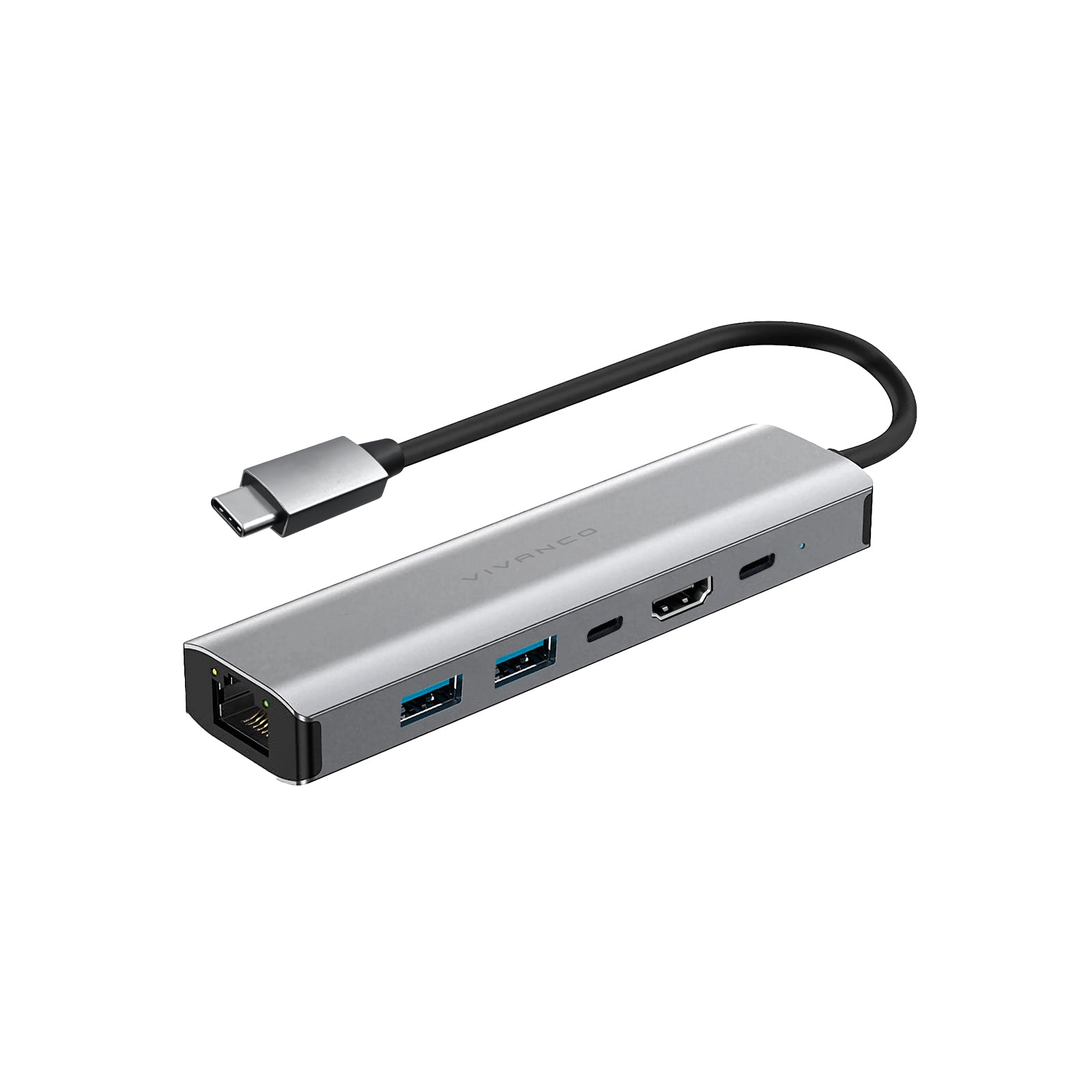 Multiport HUB 6in1 with Ethernet and HDMI 4k
