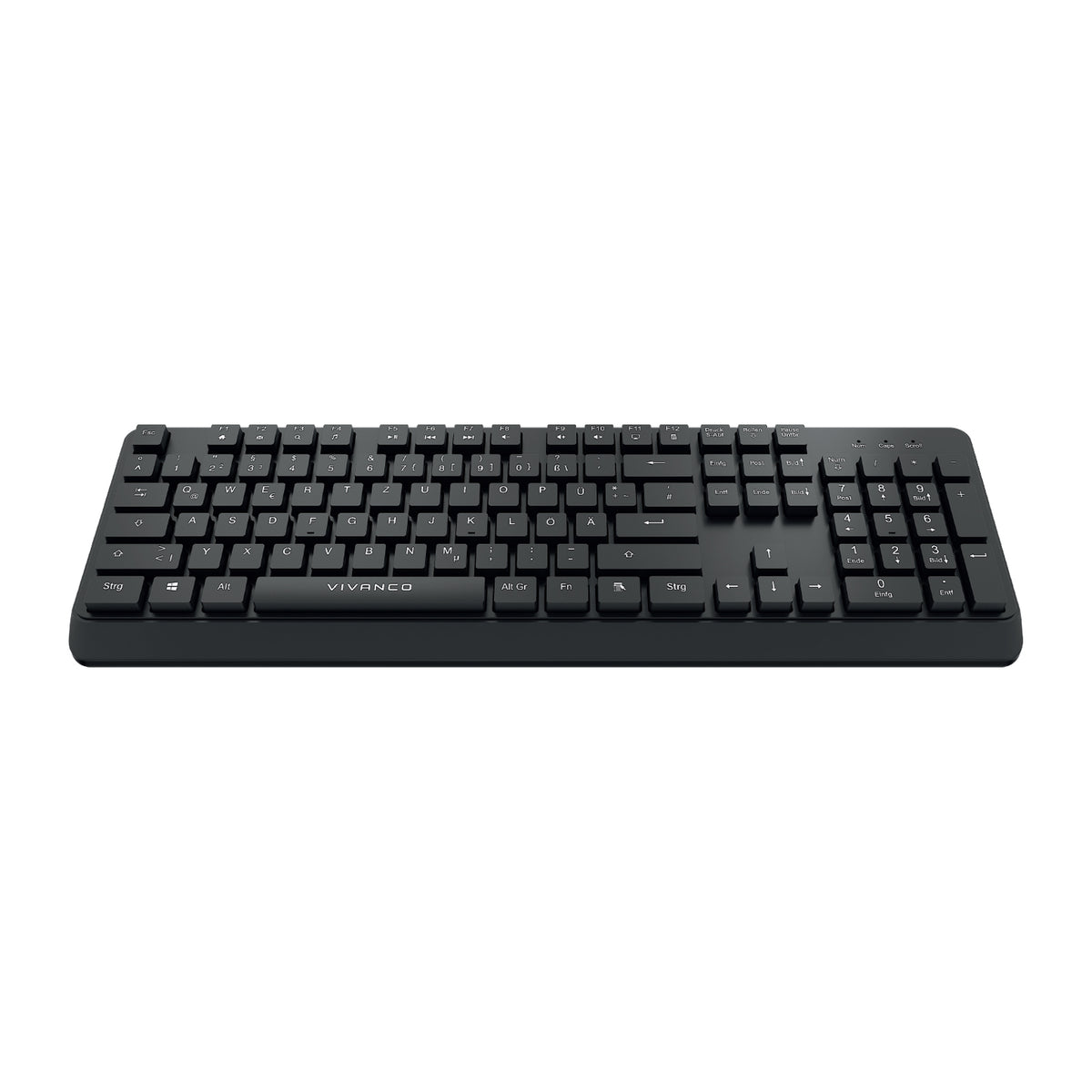 Tastiera ANSI, cablata con cavo 1,5 m USB-A, 104 tasti layout tedesco