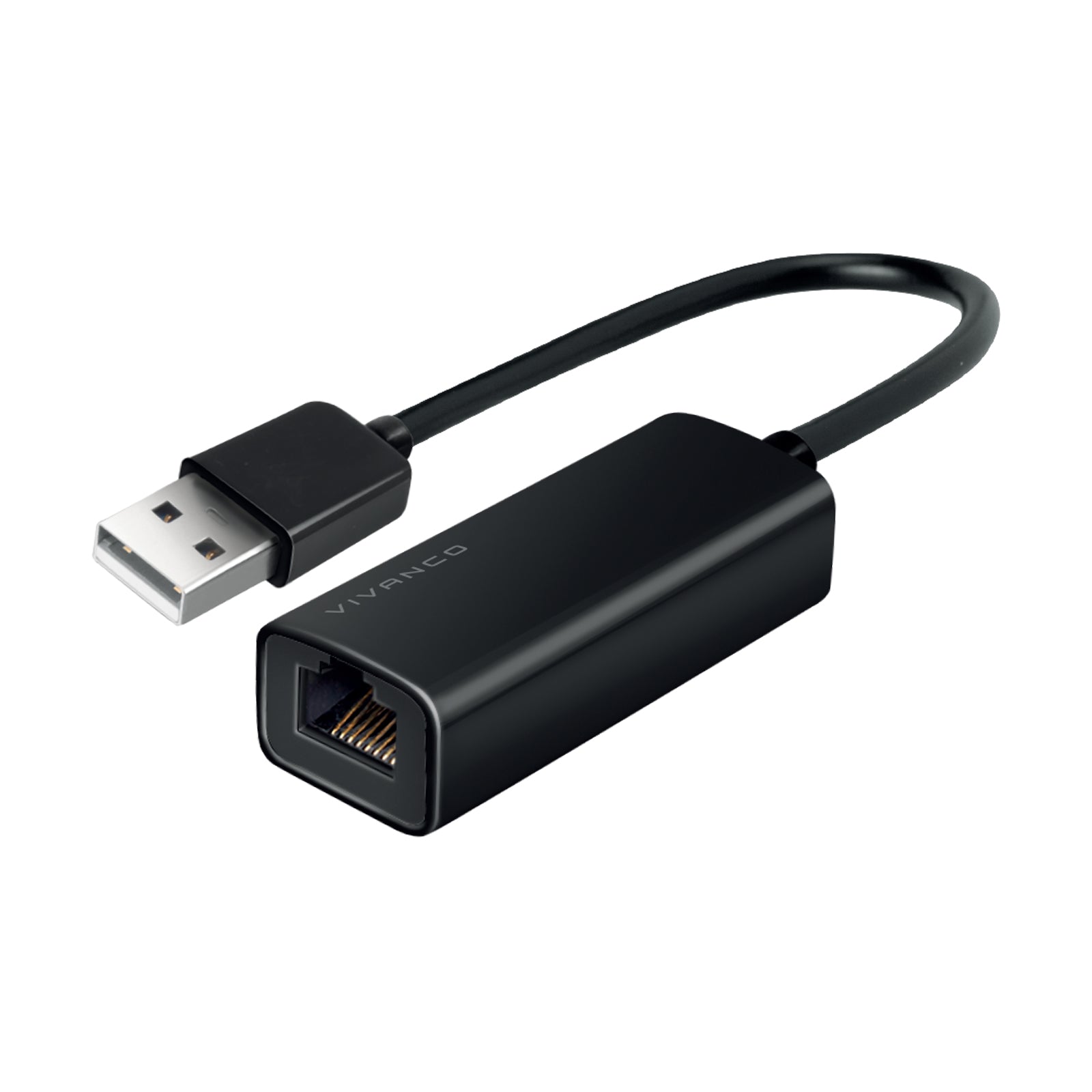Kompakter USB-A LAN-Adapter 0,10 m