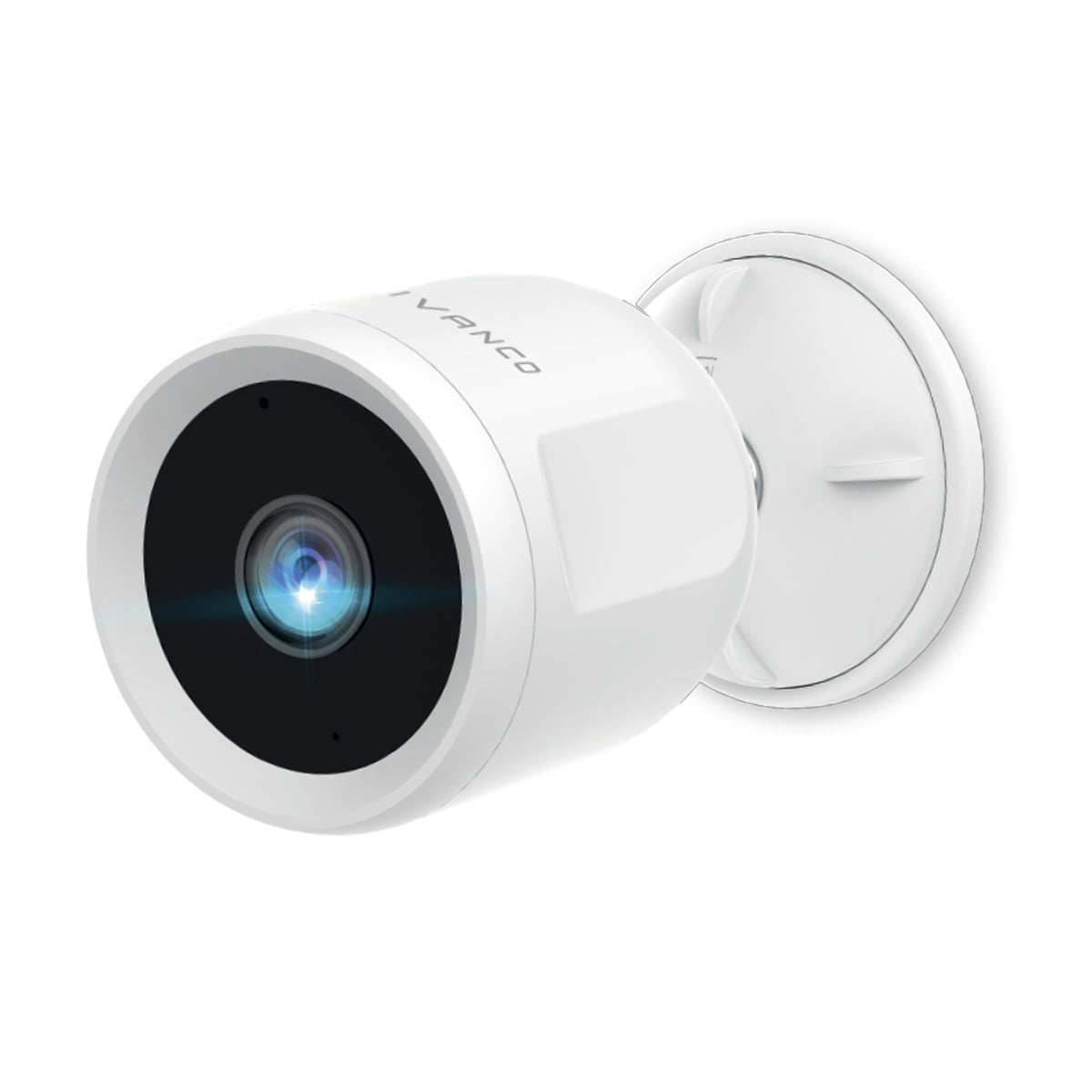 Water- and dust-resistant fixed outdoor security camera