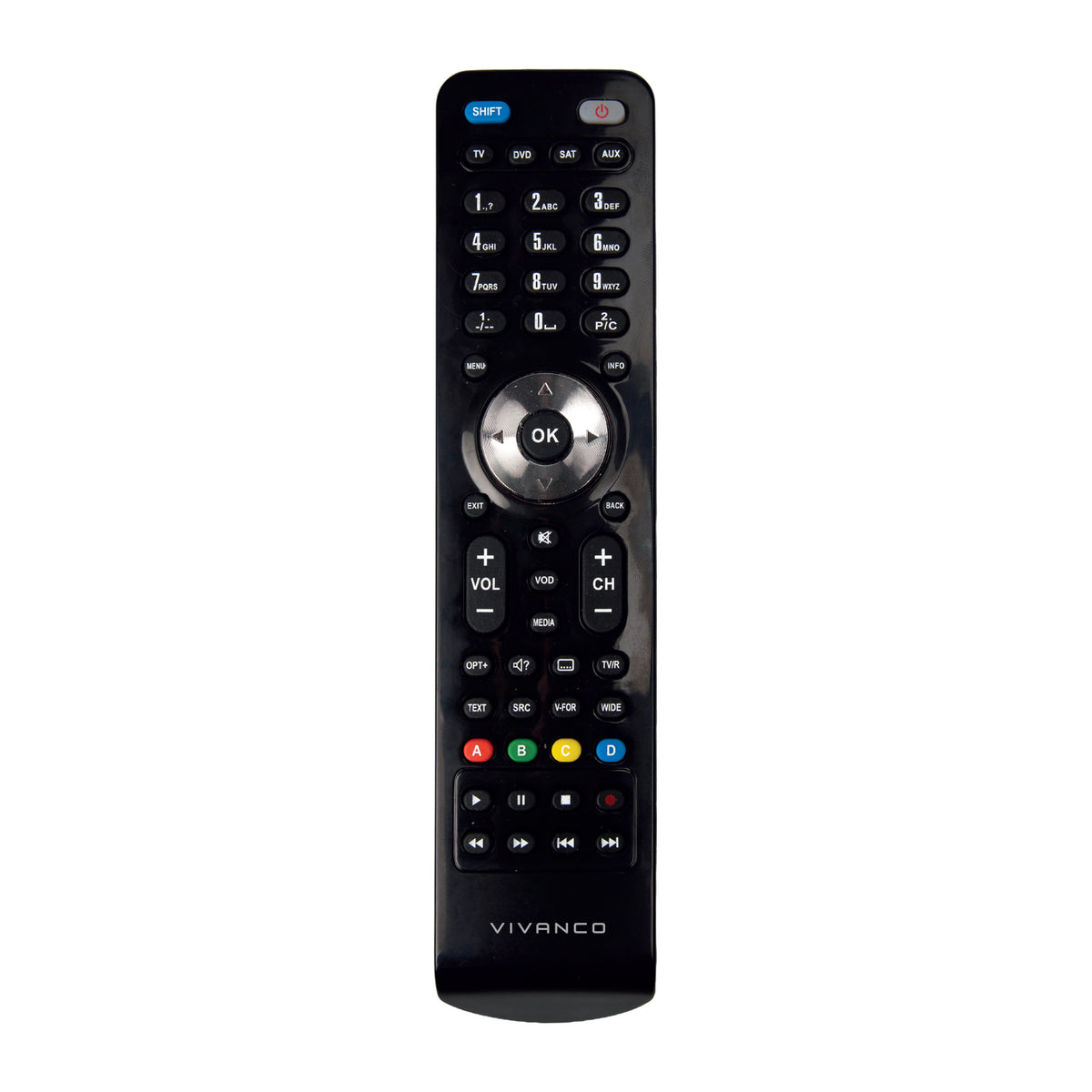 Telecomando universale 4 in 1 programmabile da PC per TV, DVD, decoder satellitare e dispositivi AUX