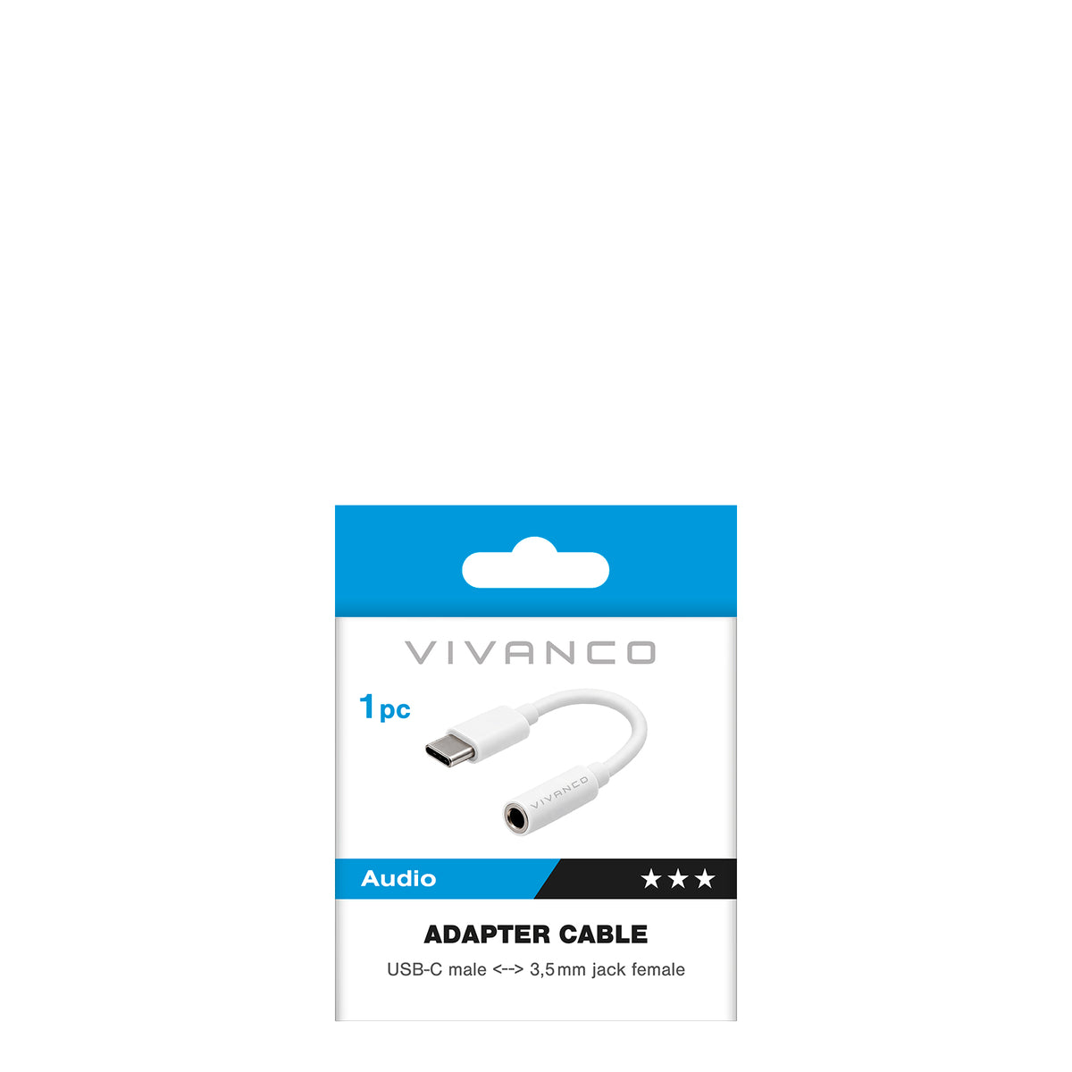 Adaptador de conector de 3,5 mm a USB-C