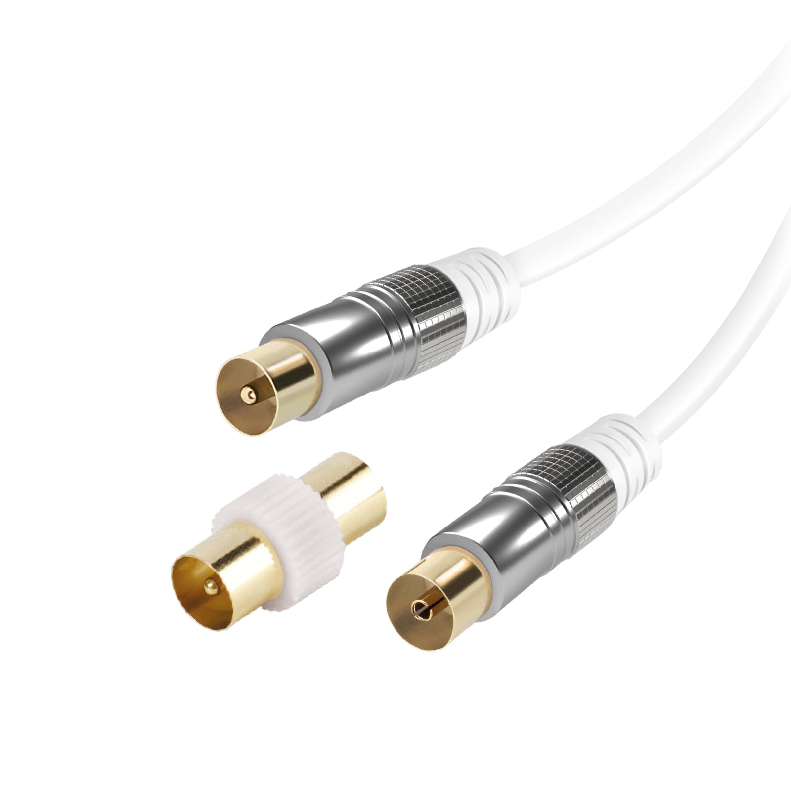 Satellite antenna cable with ferrite core, 90 dB