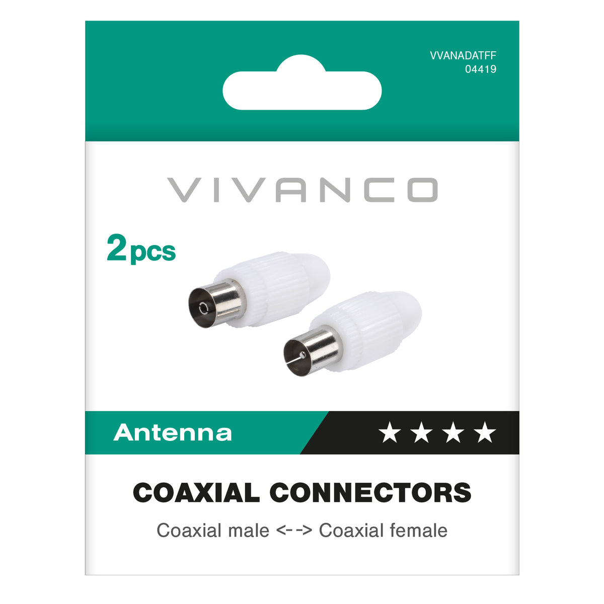 Set connettore e presa coassiale per cavi antenna da 4,5 a 7,5 mm