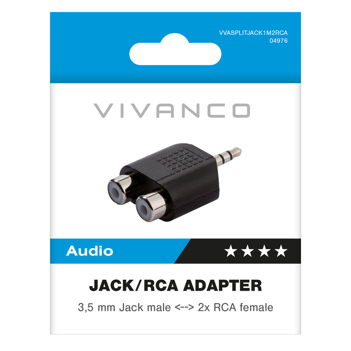 Sdoppiatore audio Jack maschio a due RCA femmina