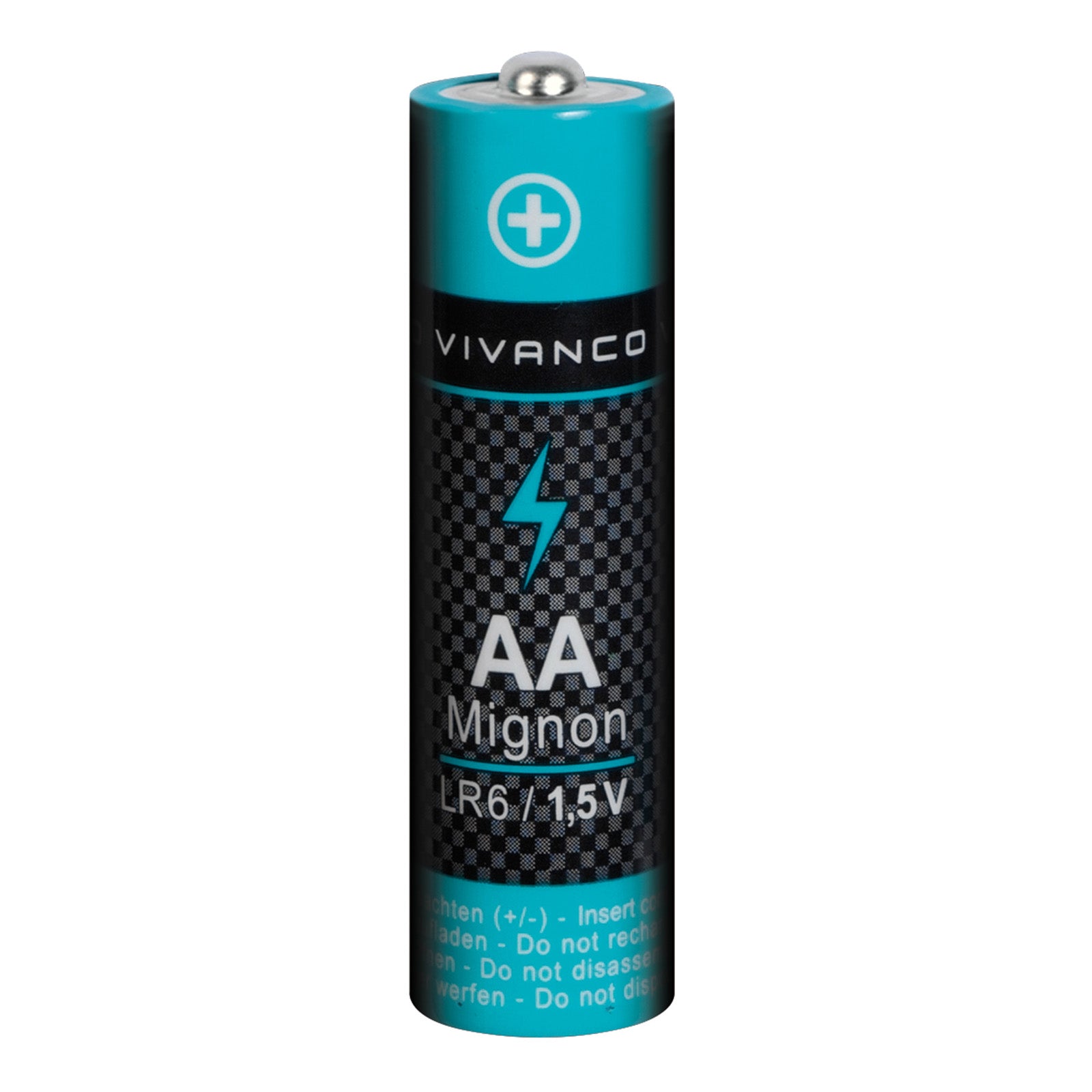 Confezione da 8 batterie alcaline AA da 1,5V