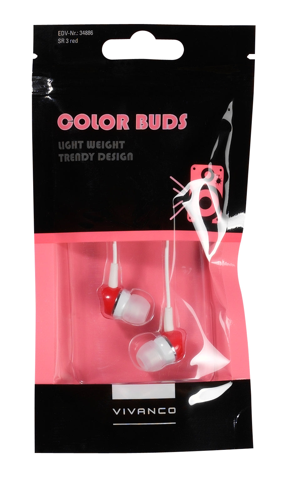 Auricolari Color Buds con Jack 3,5 mm