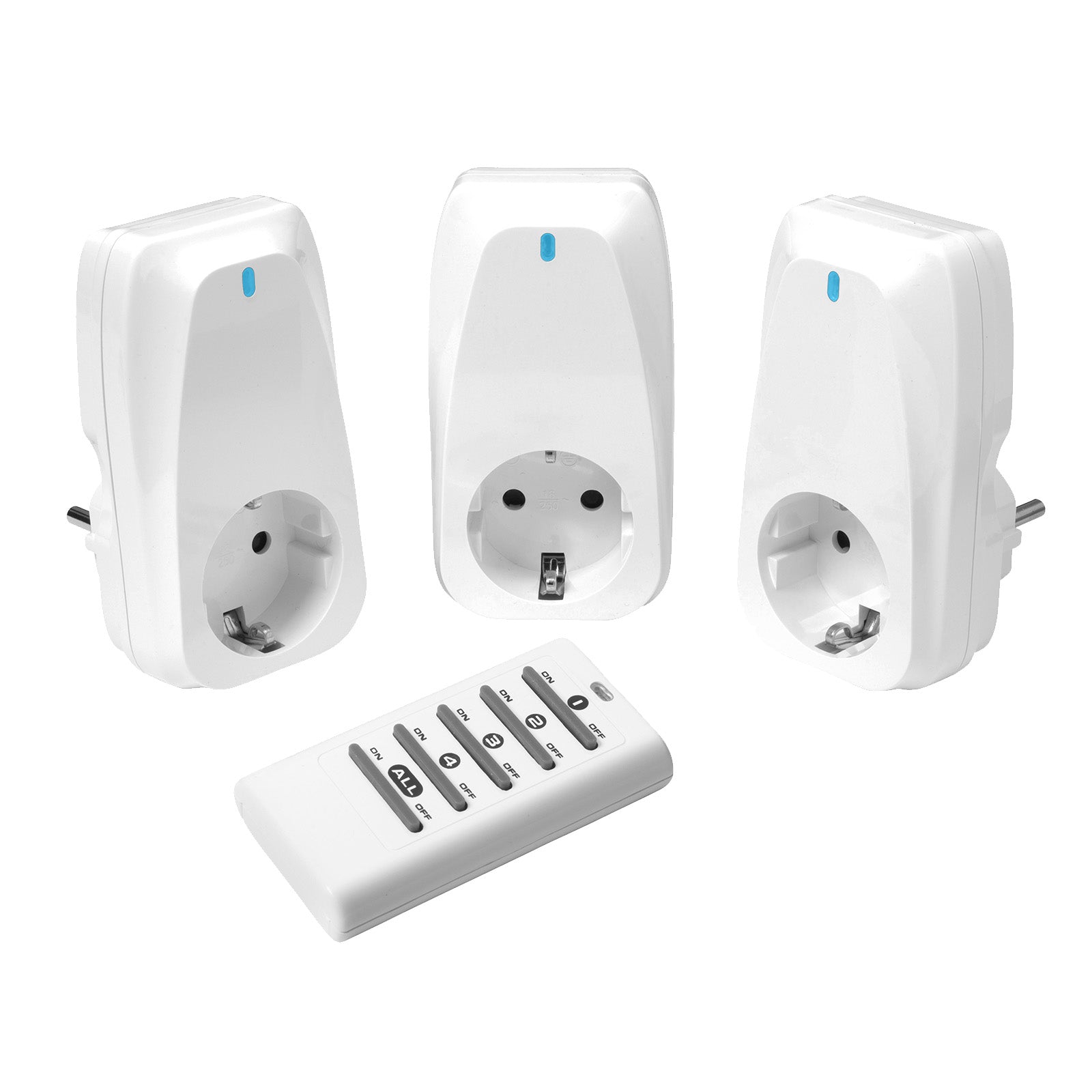 Lot de 3 prises radiocommandées