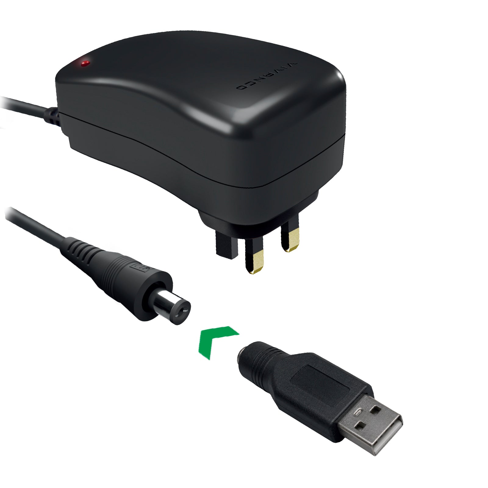 Bloc d'alimentation universel, prise britannique AC/DC 3-12 V, 9 en 1, noir