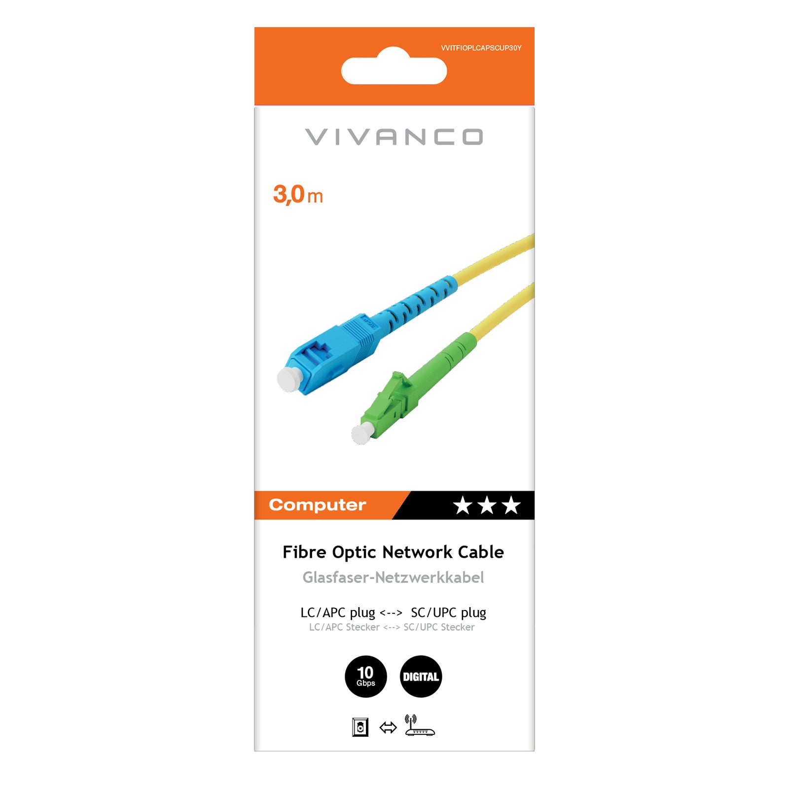 LC/APC/SC/UPC Fiber Optic Network Cable