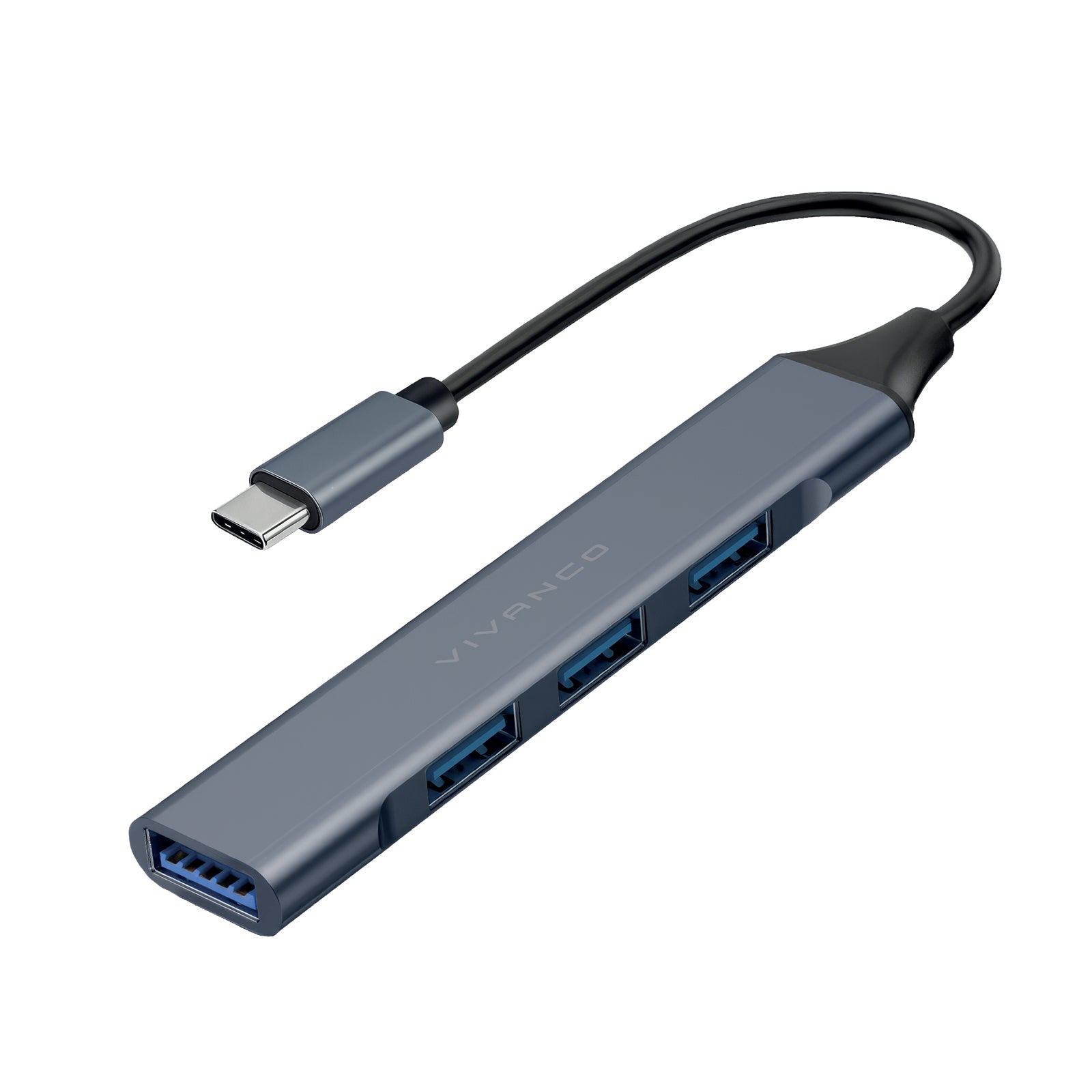 4-Port USB-A 2.0 Hub