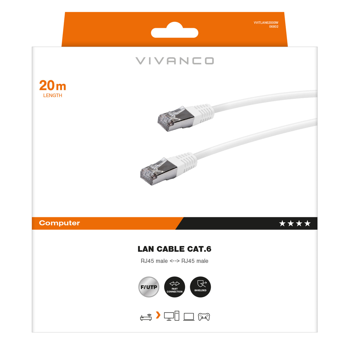 Câble réseau Cat 6