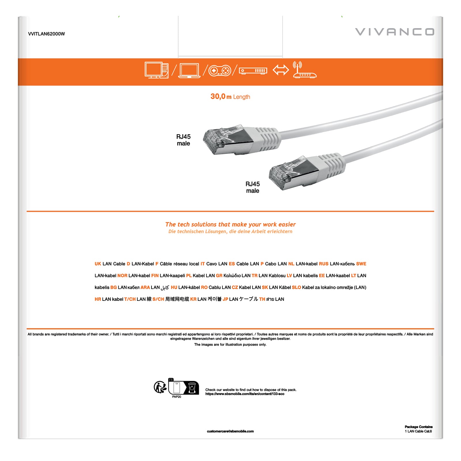 Cat 6 network cable