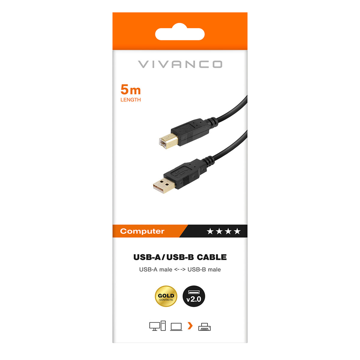 USB Typ A auf USB Typ B Kabel