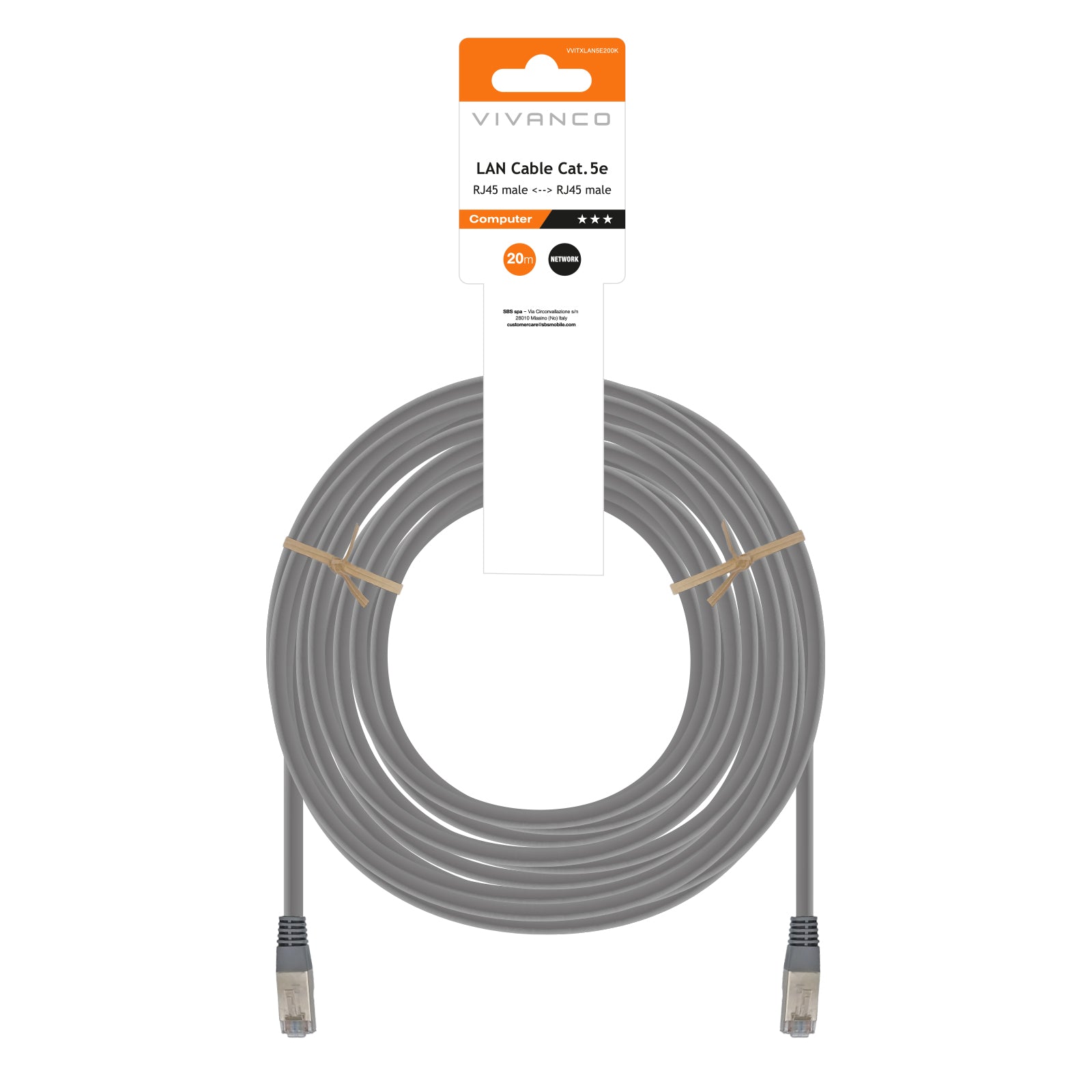 20m Cat 5e Network Cable