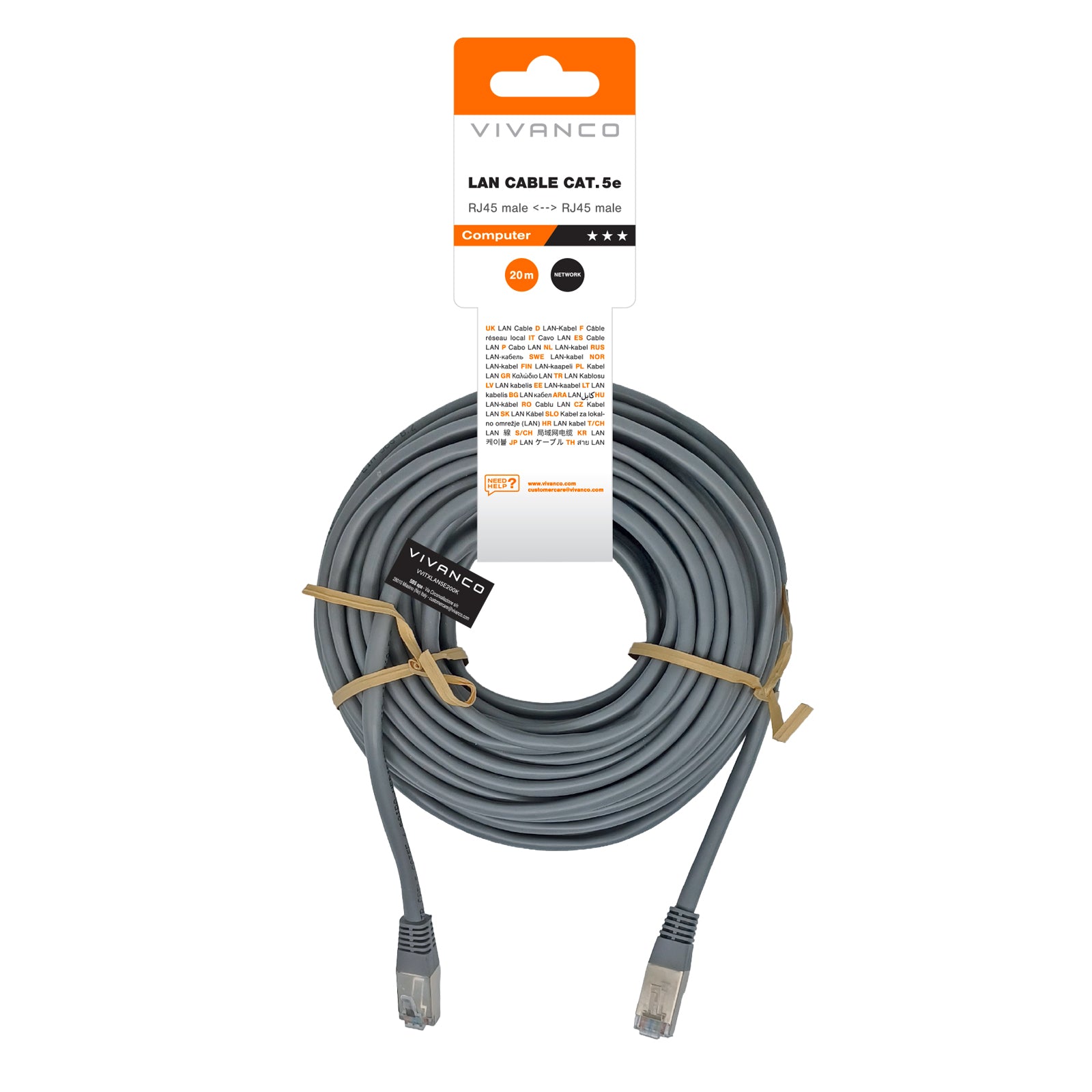 20 m Cat 5e-Netzwerkkabel