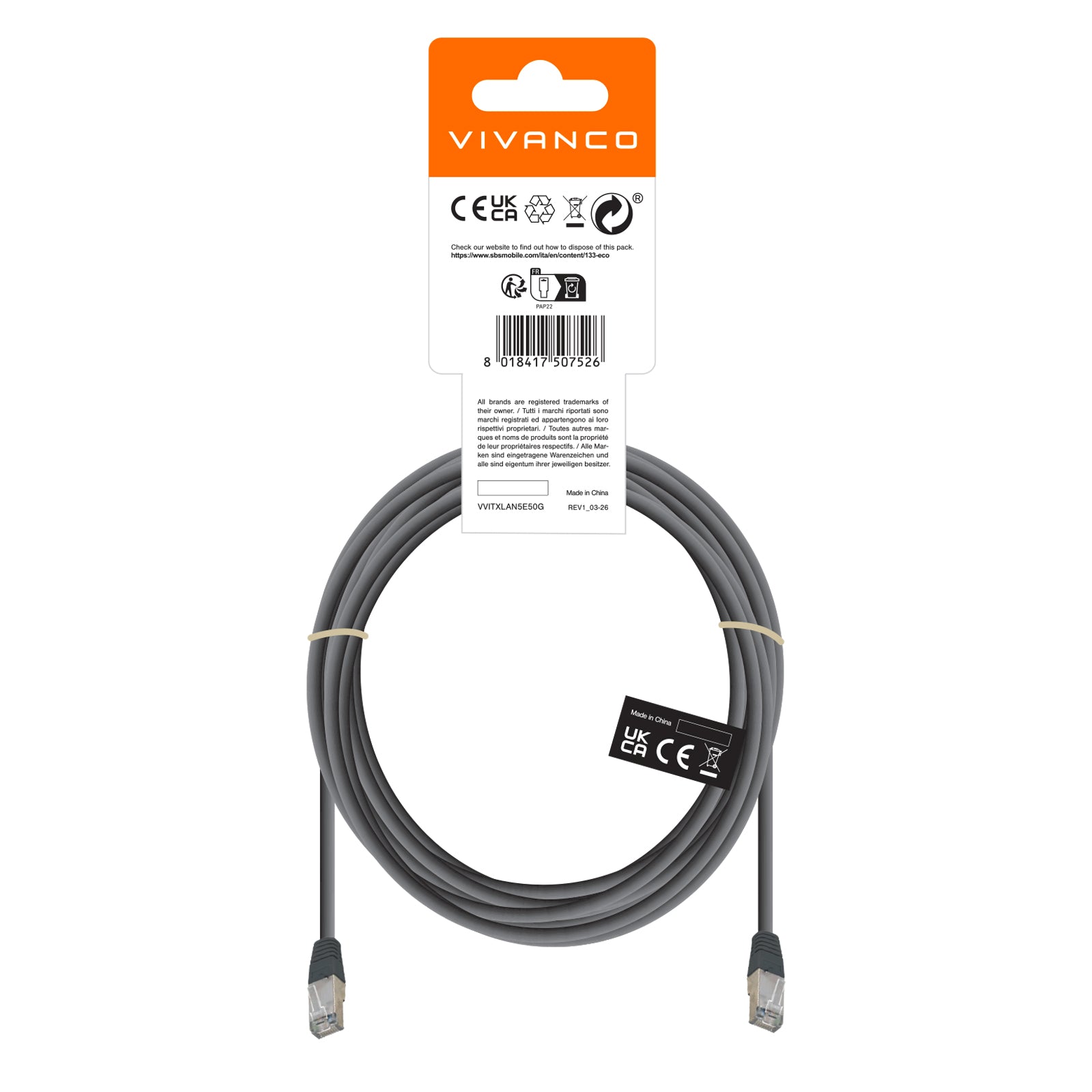 Cavo di rete CAT5e, 5 m