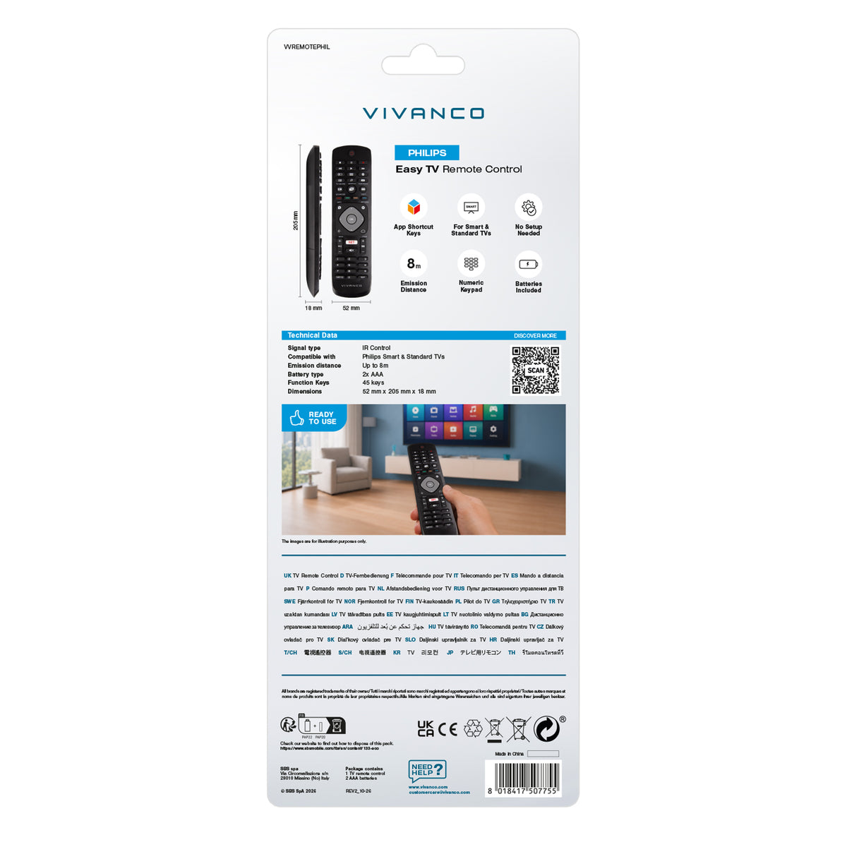 Philips TV-Fernbedienung