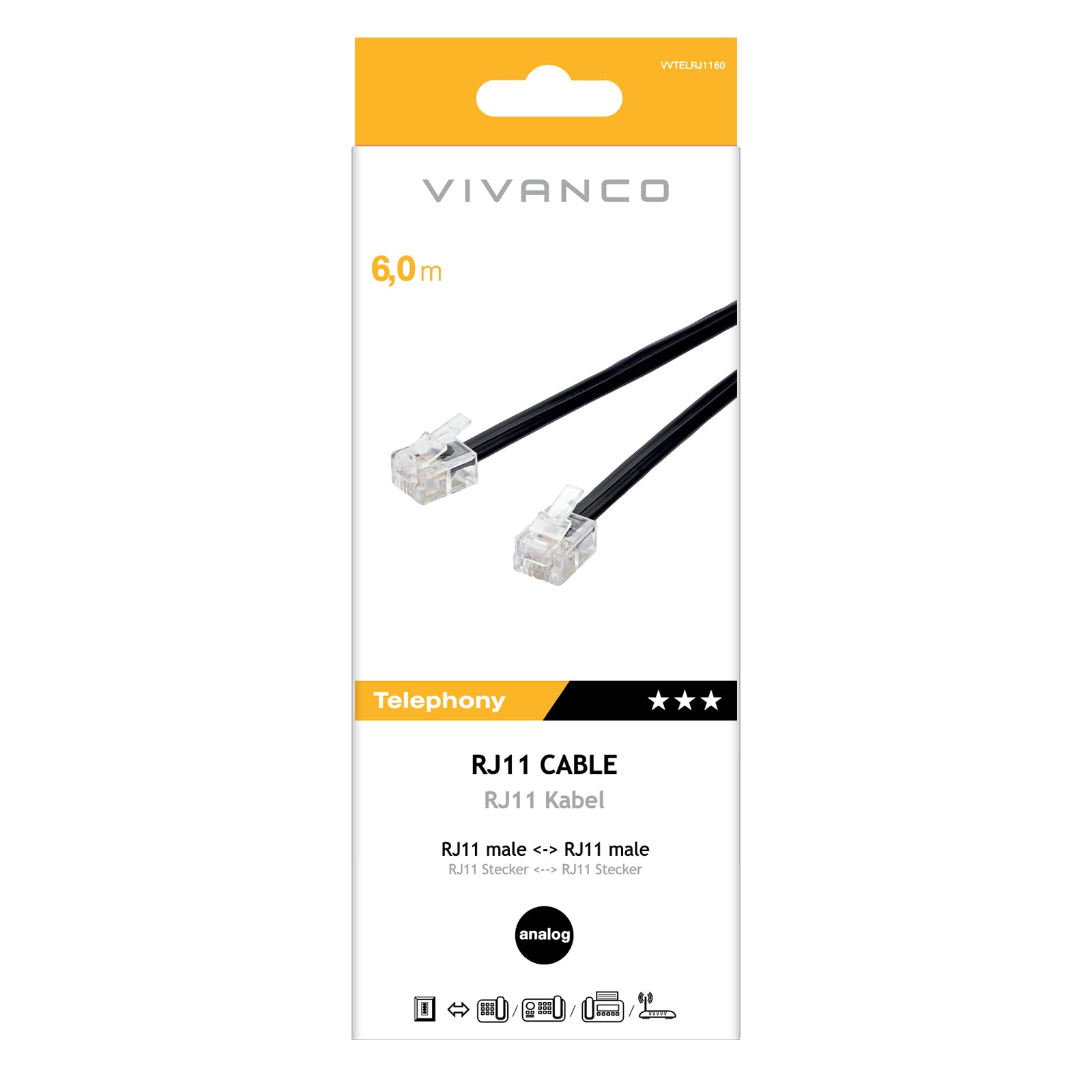 Cavo di collegamento RJ11