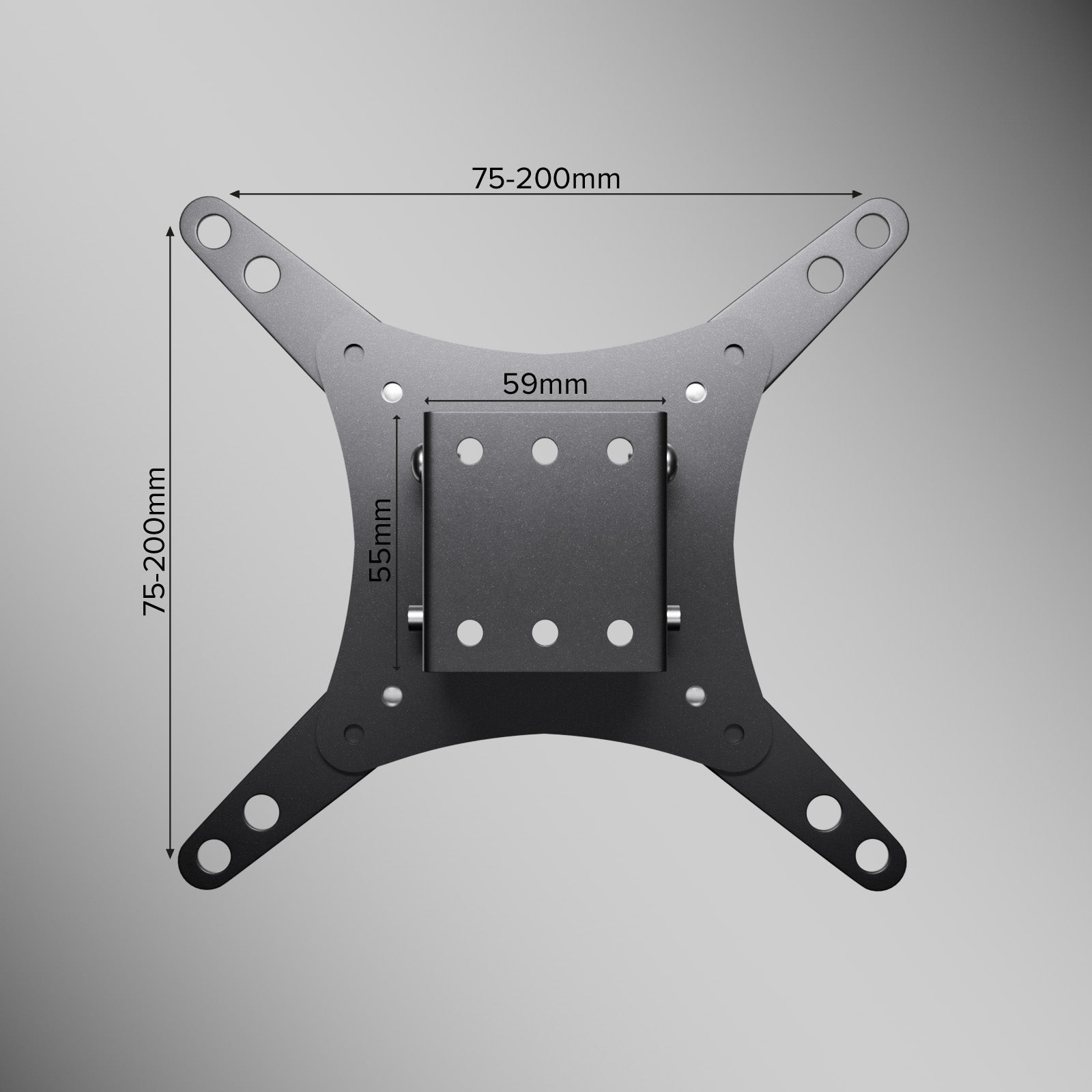 Supporto TV da parete, TILT, 43", 25kg, VESA 200x200