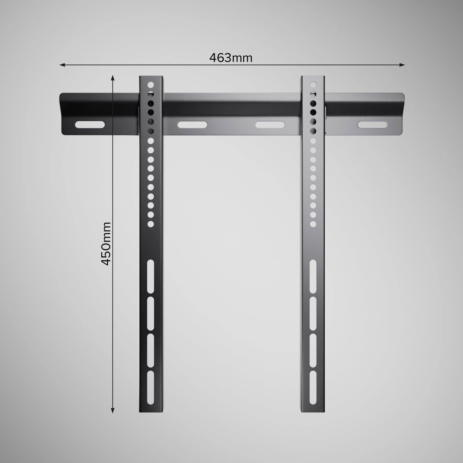 Supporto TV da parete, FIXED, 65", 45kg,VESA 400x400