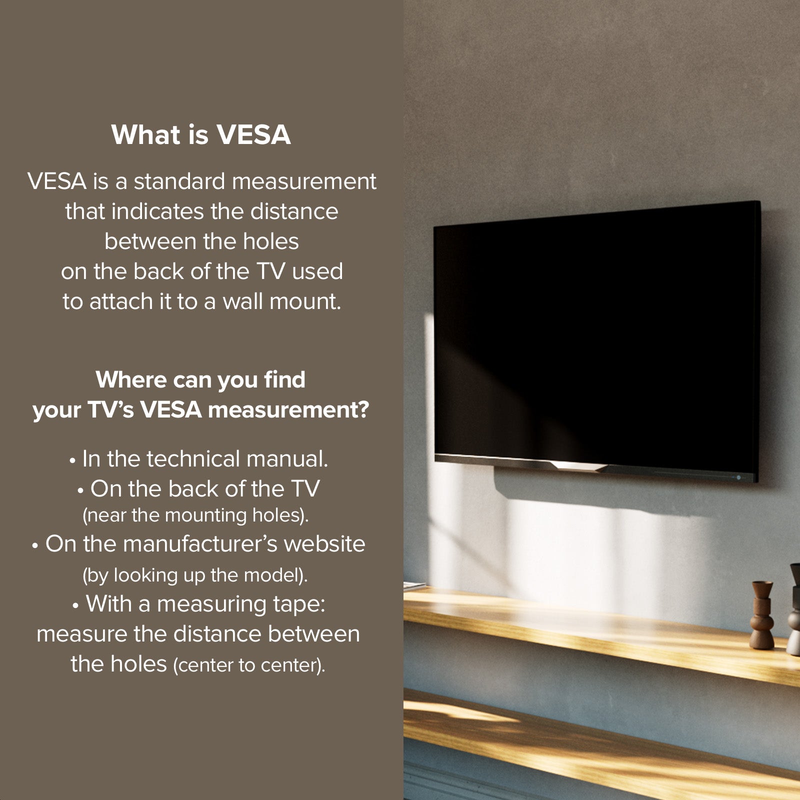 Supporto TV da parete, FIXED, 75", 50kg, VESA 600x400