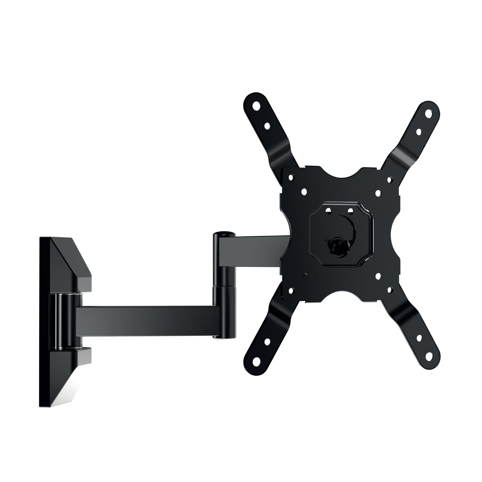 Soporte de pared para TV, Giratorio, doble brazo, con pasacables, 43", 25kg, VESA 200x200