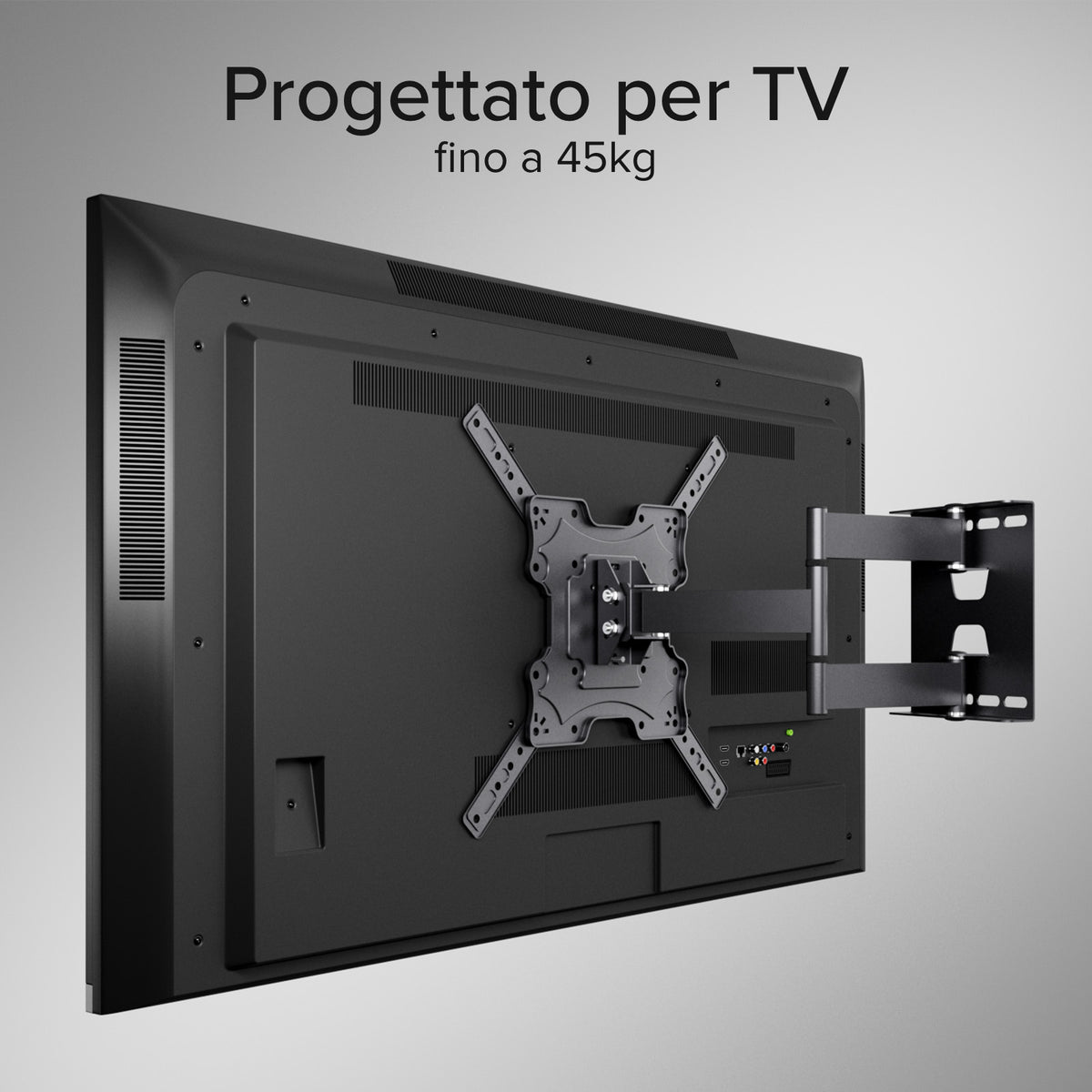 Supporto TV da parete, MOTION, 75", 45kg, VESA 400x400