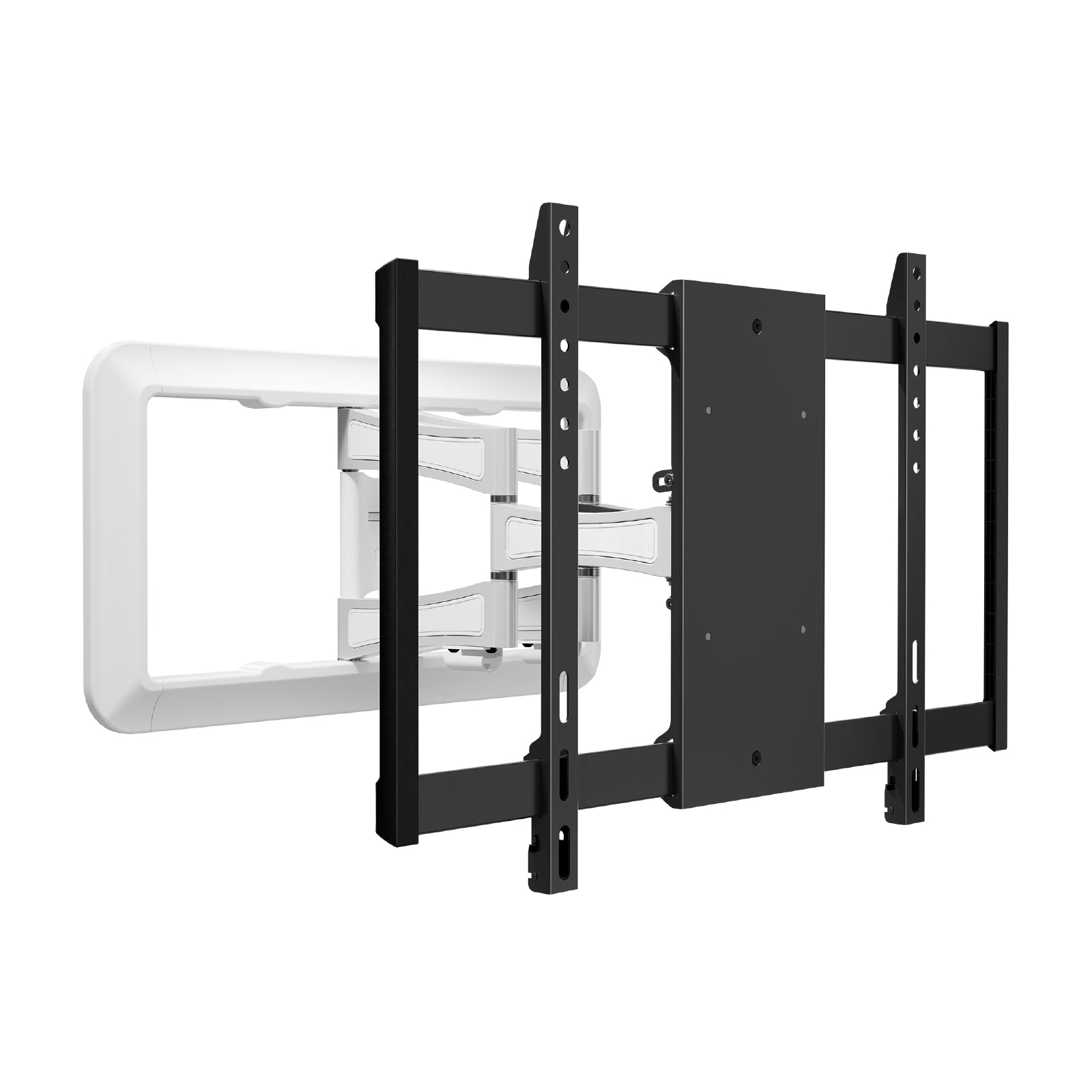 TITAN Supporto TV da parete, MOTION, 85", 45kg, bianco, VESA 600x400