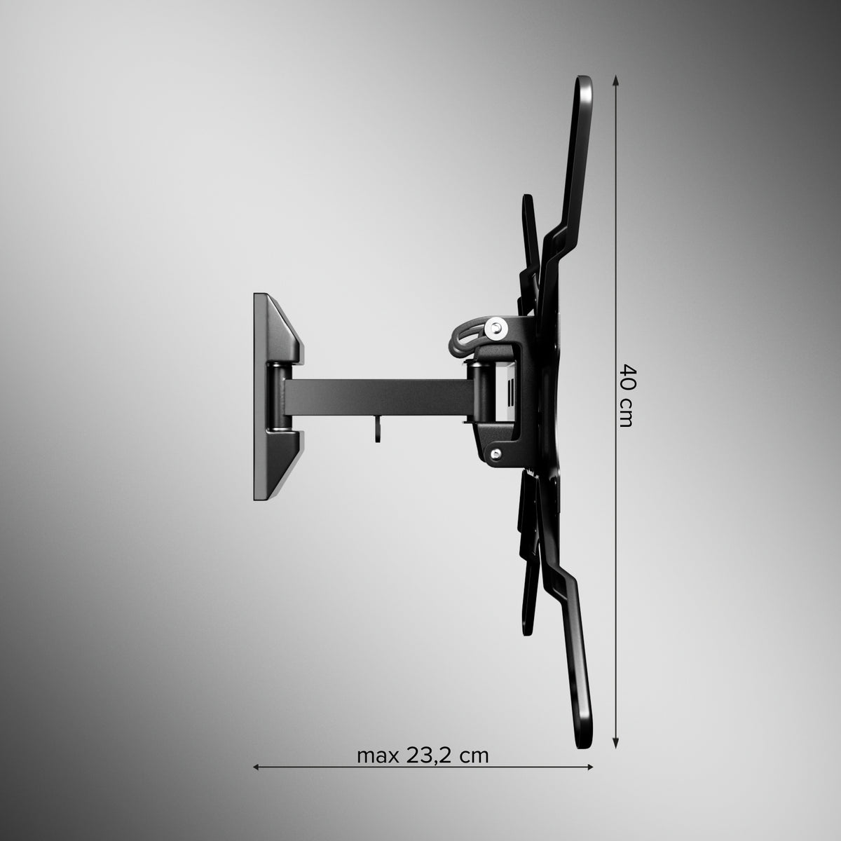 Support mural TV, MOTION, 65", 35kg, VESA 400x400