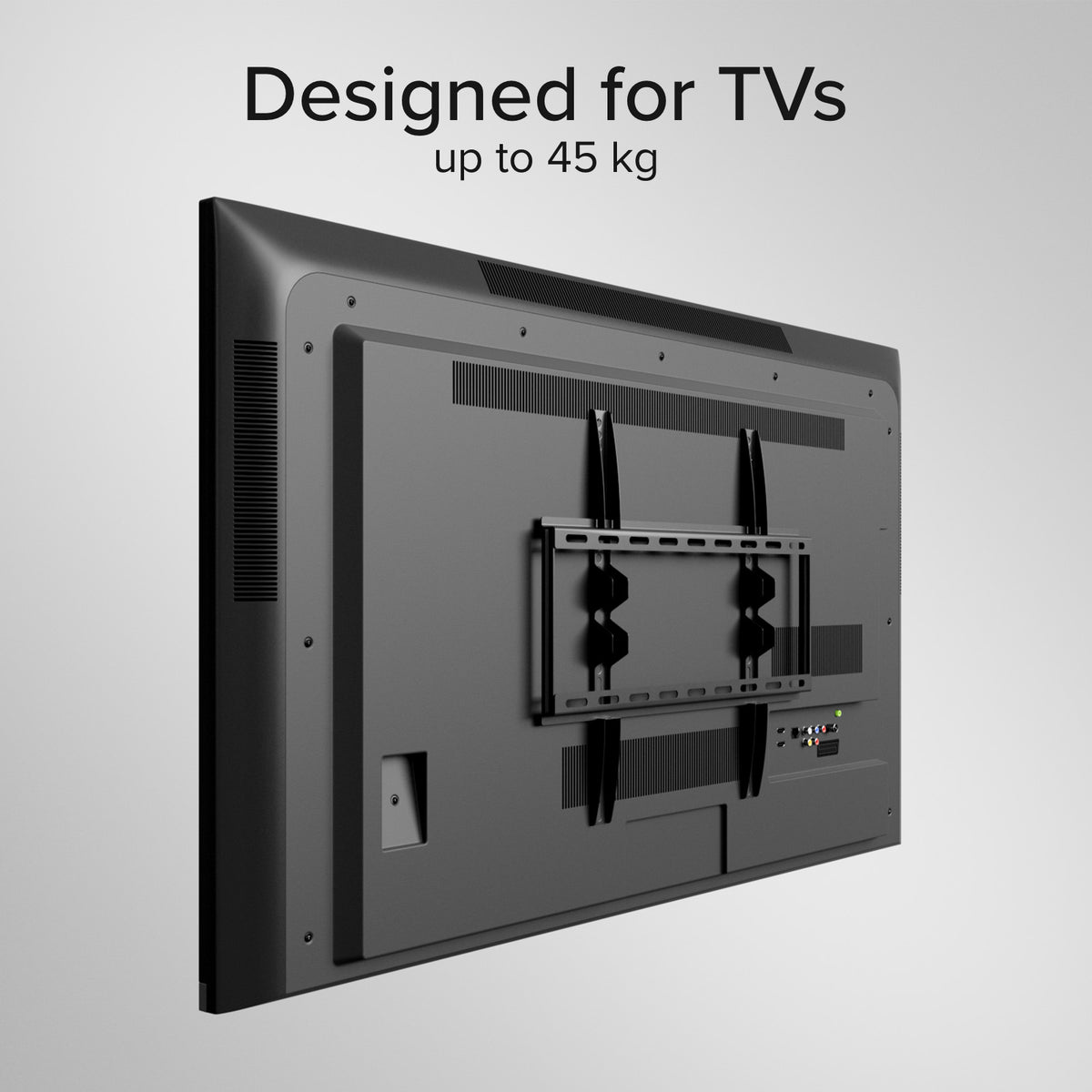 Support mural TV, FIXED, 55", 45kg, VESA 400x400
