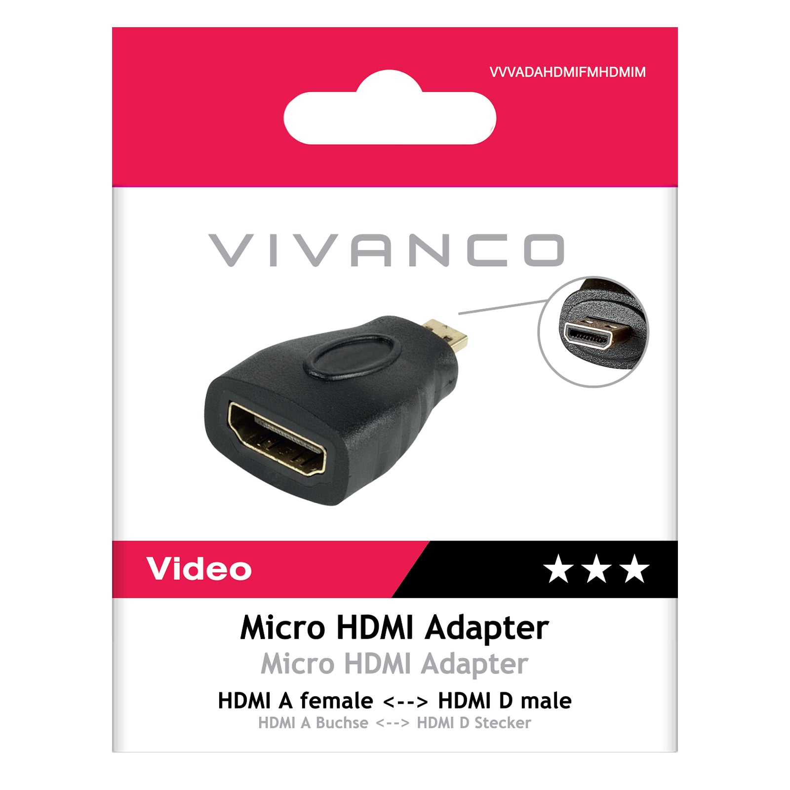 Adattatore da presa HDMI a spina Micro-HDMI