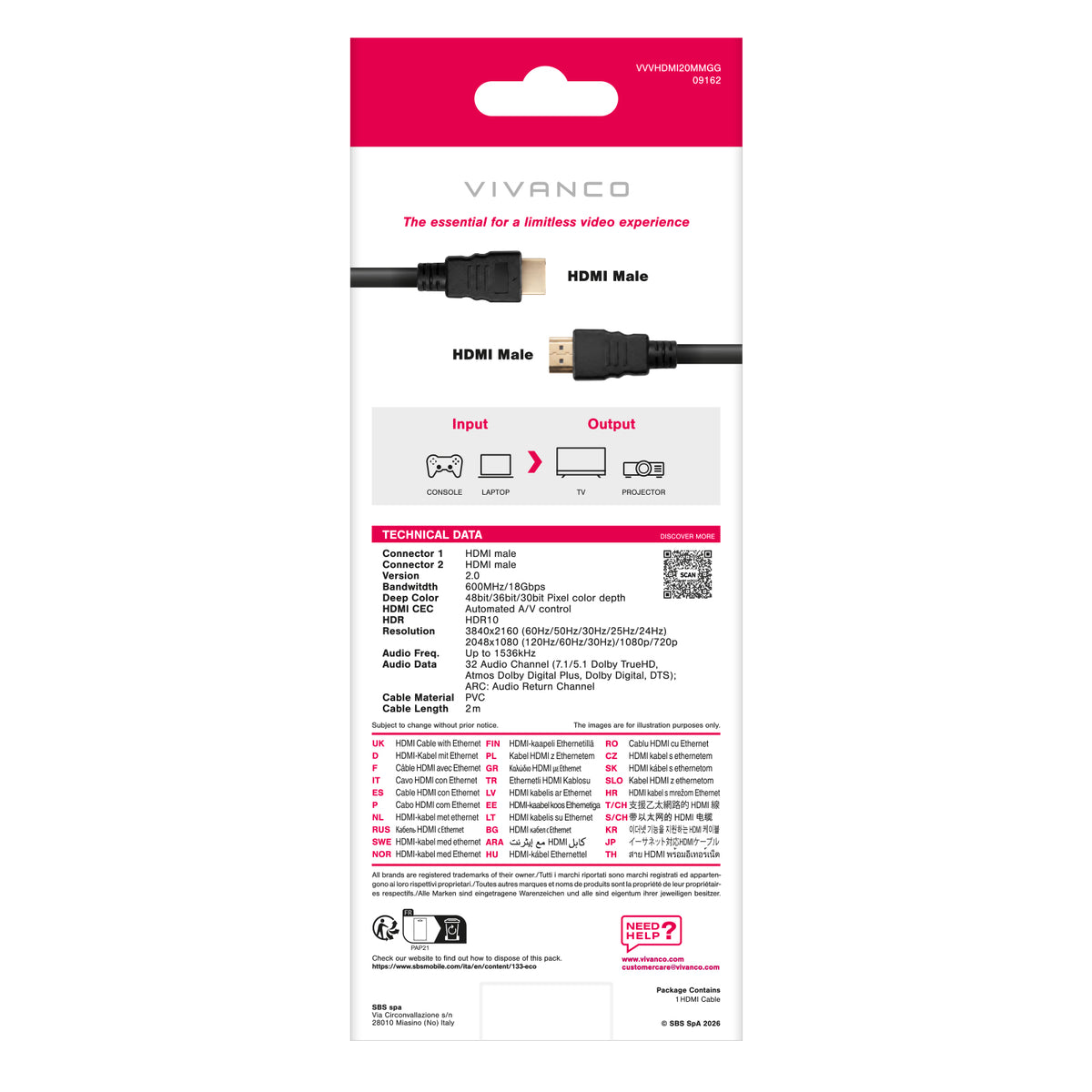 High Speed HDMI Cable with Ethernet