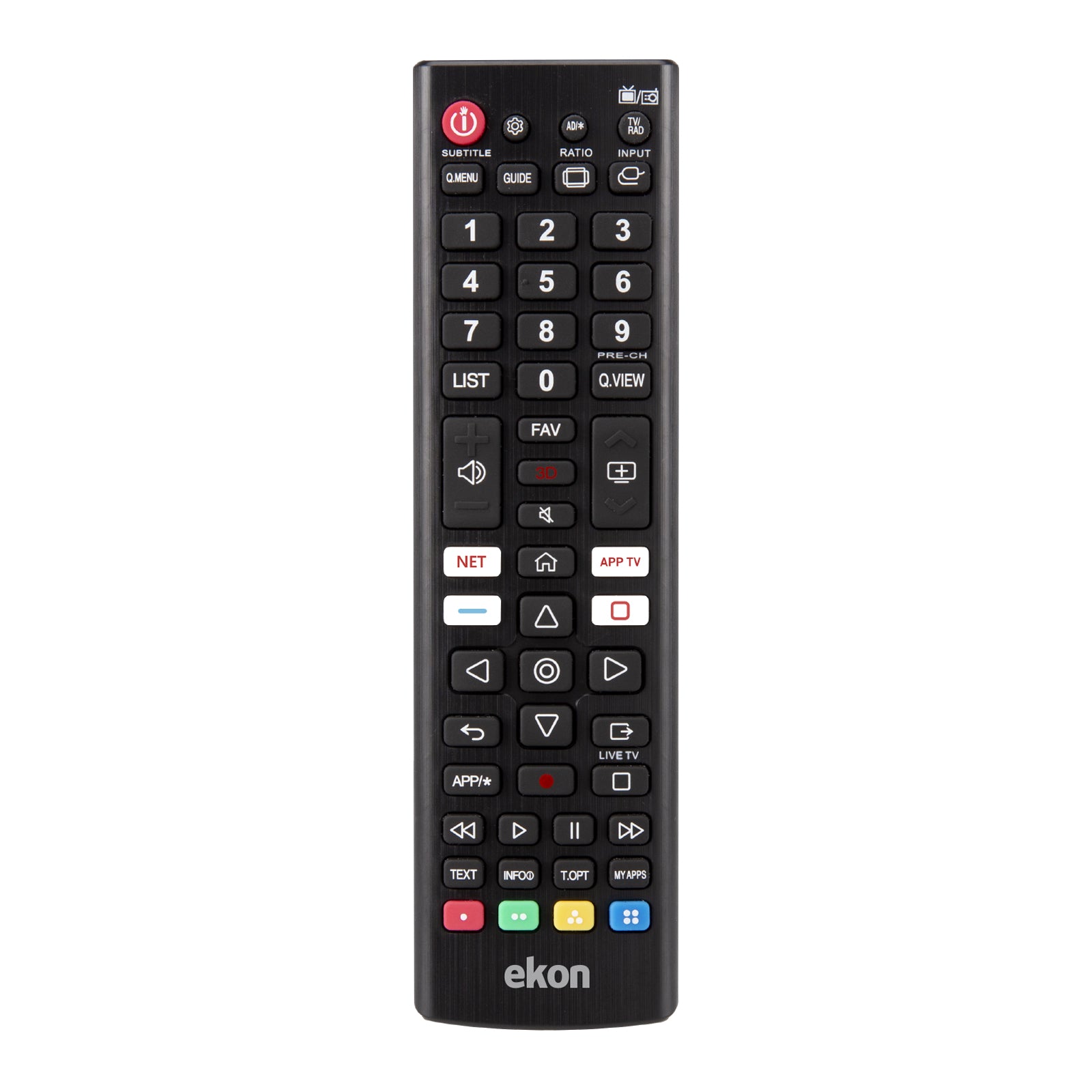 Mando a distancia para televisores LG