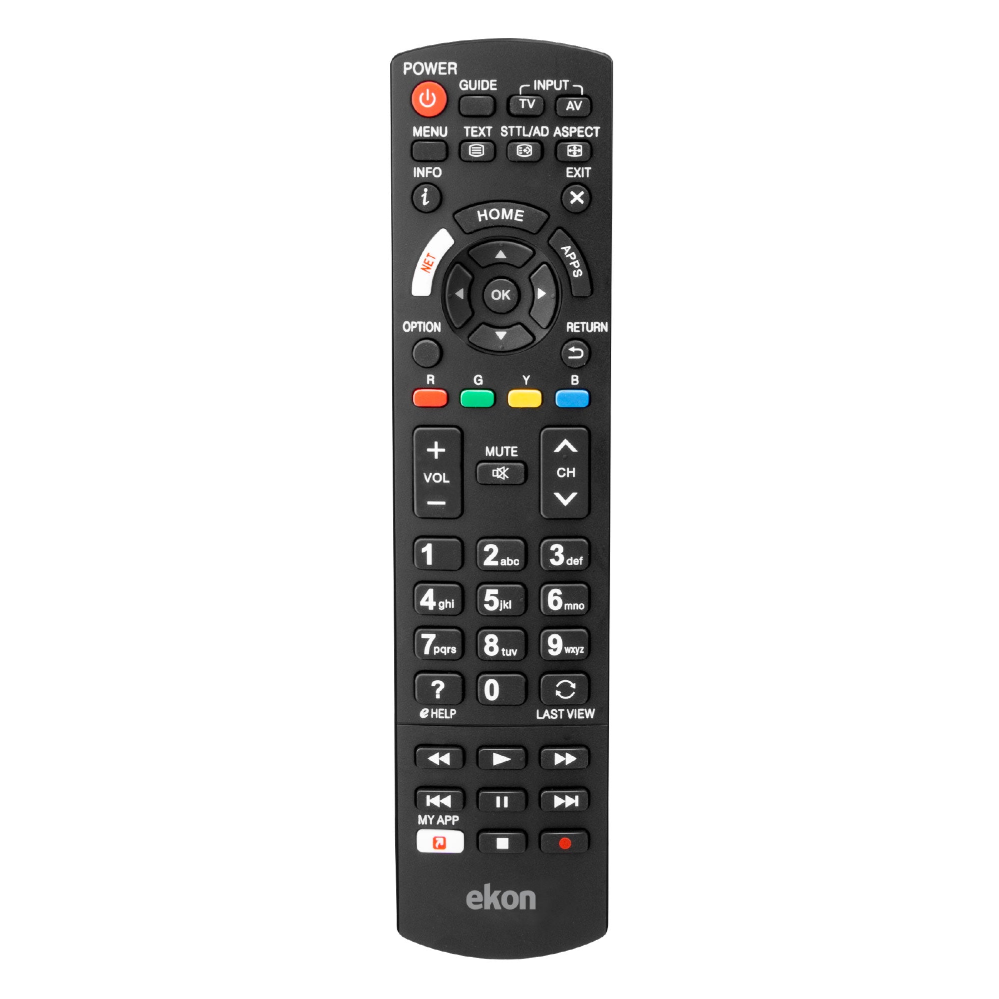 Mando a distancia para televisores Panasonic