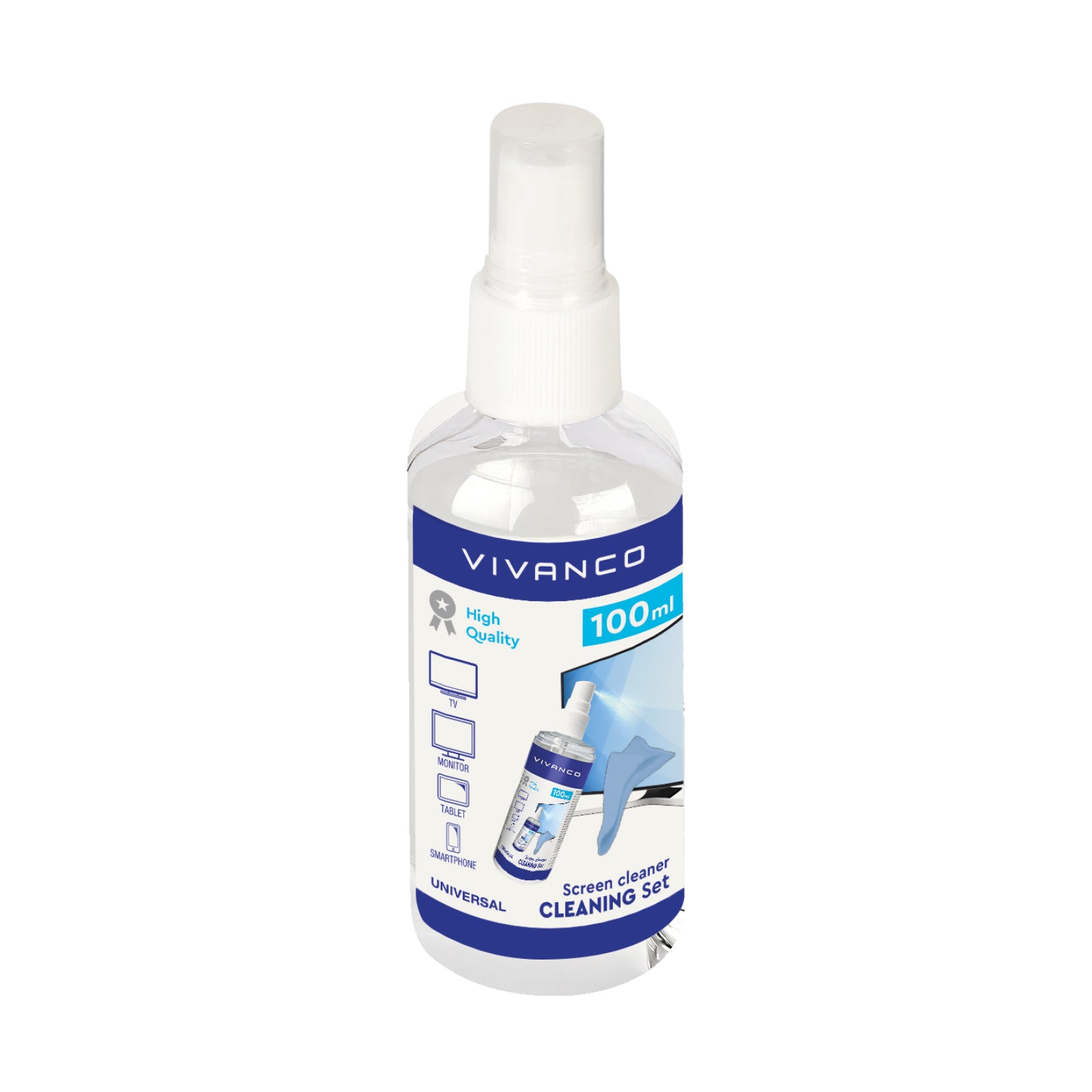 Set universale per la pulizia dello schermo, 100 ml
