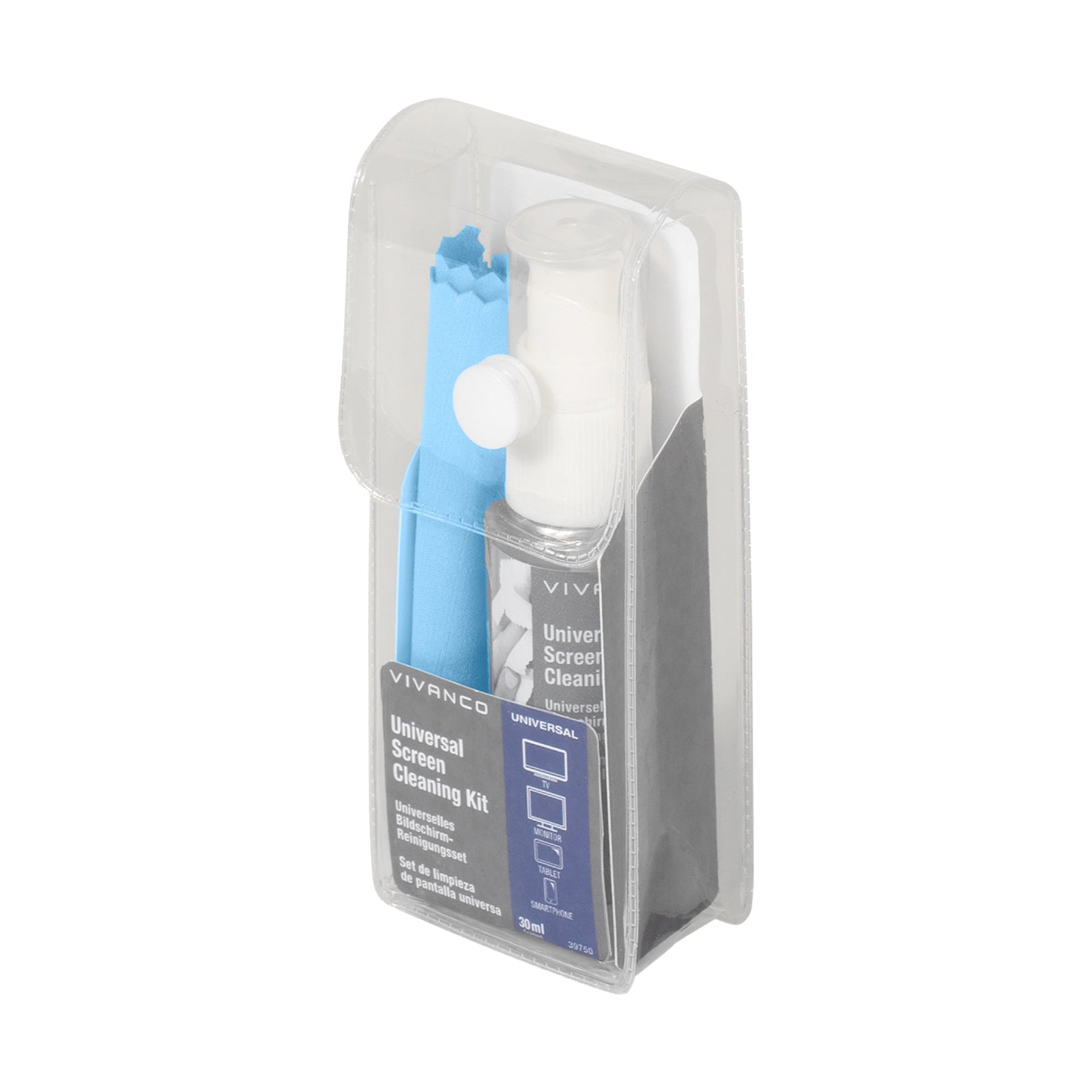 Set universale per la pulizia dello schermo, 30 ml