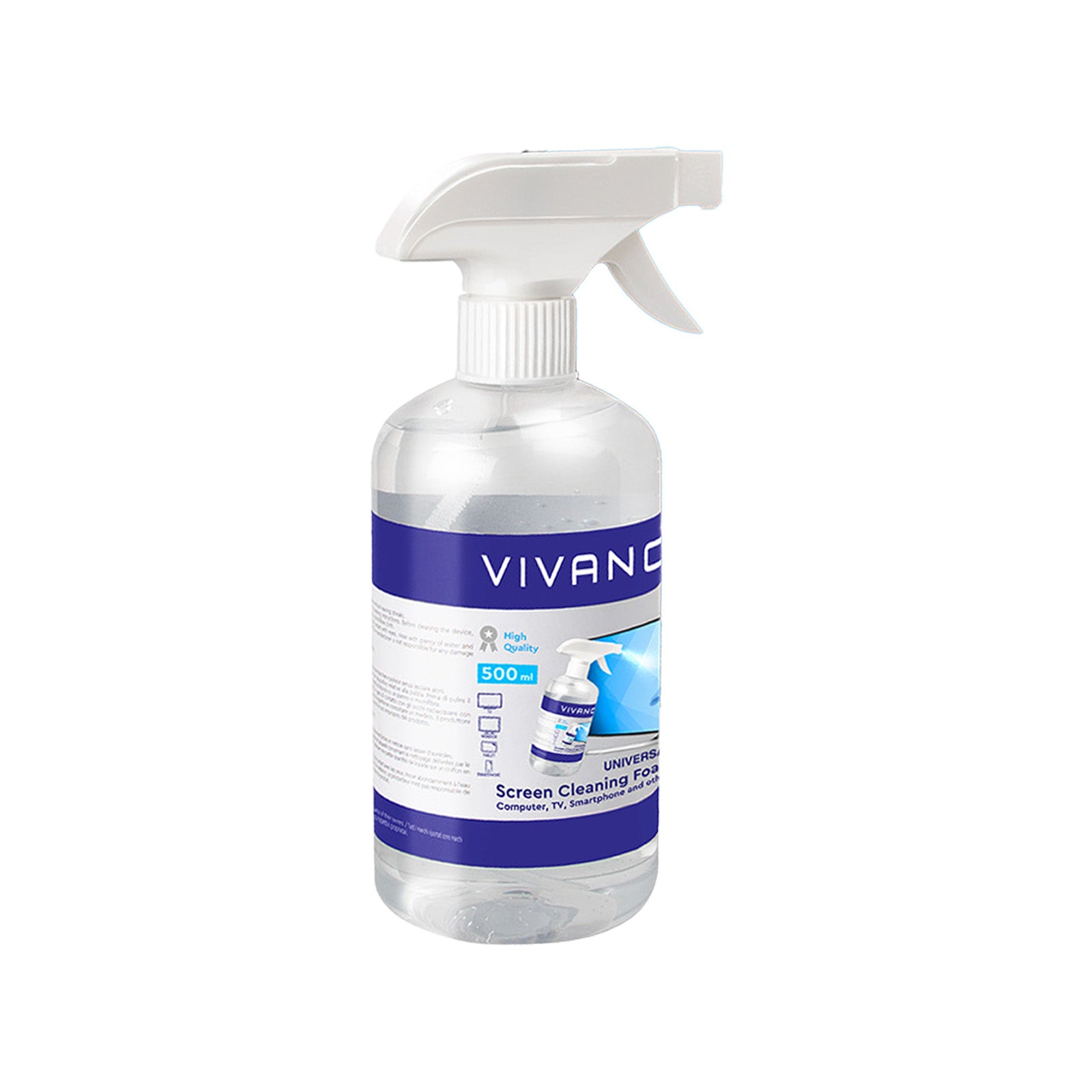 Spray per schermi da 500 ml con panno in microfibra