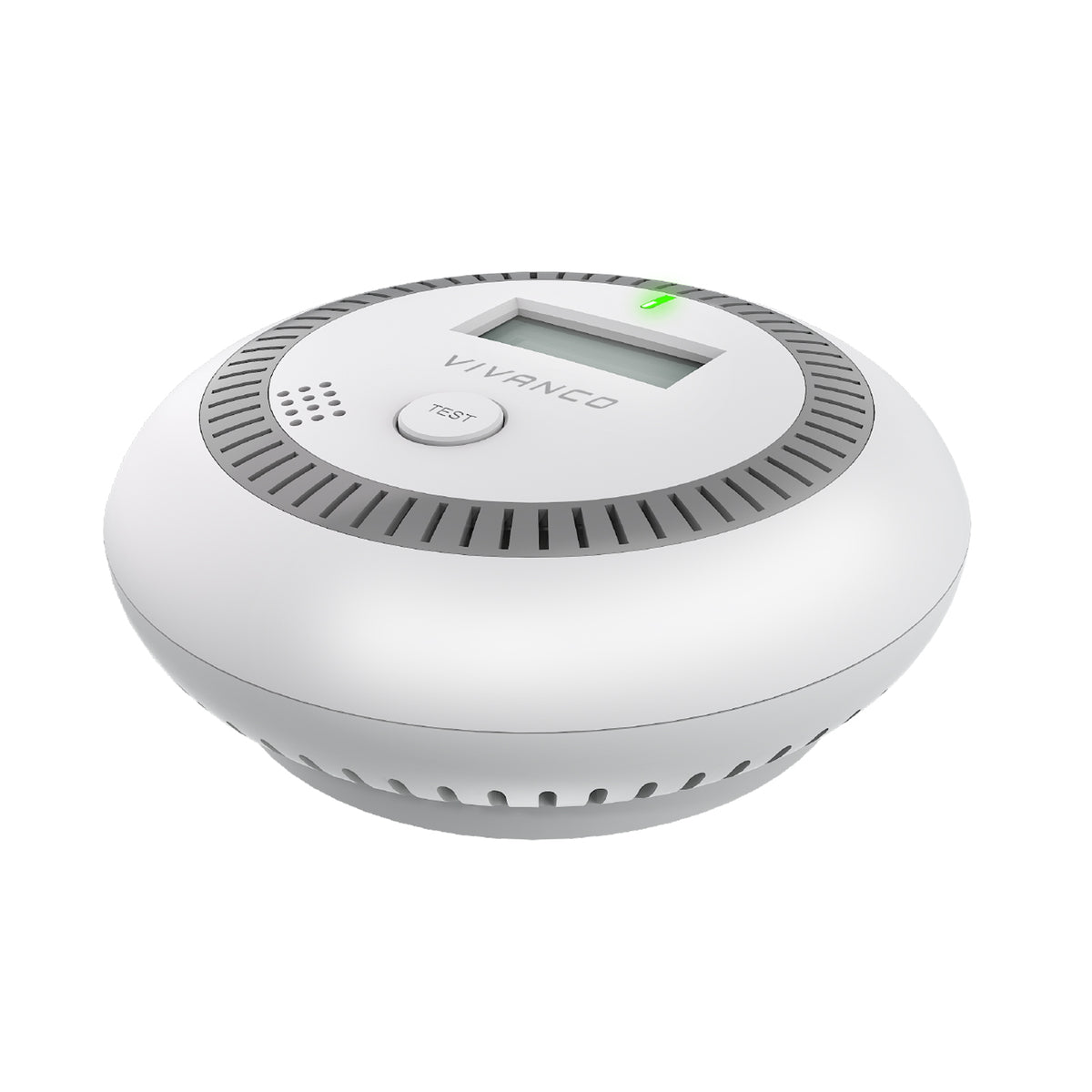 Carbon Monoxide Detector with Audible and Visual Alarm