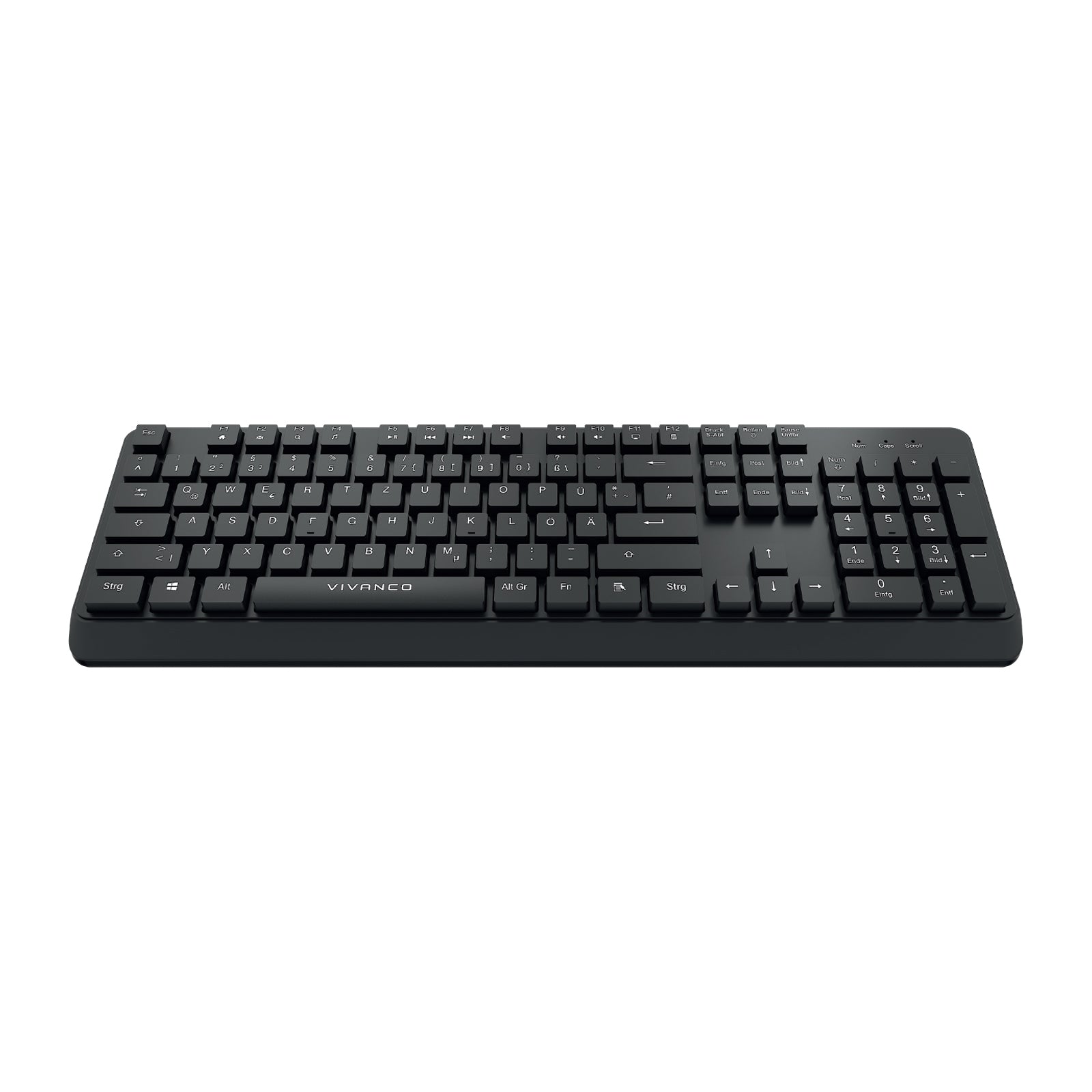 Tastiera ANSI, cablata con cavo 1,5 m USB-A, 104 tasti layout tedesco
