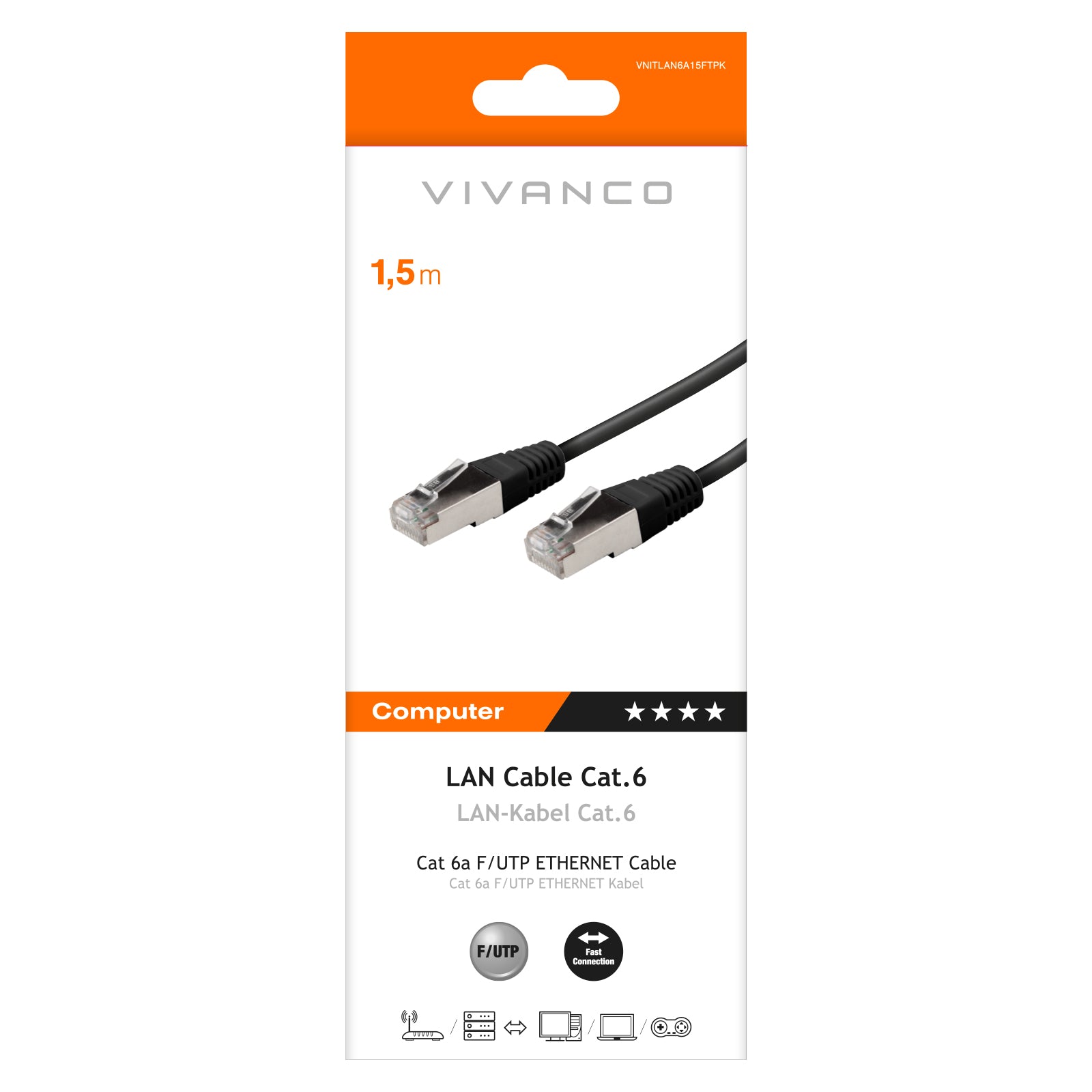 Cavo di rete S/FTP CAT 6a