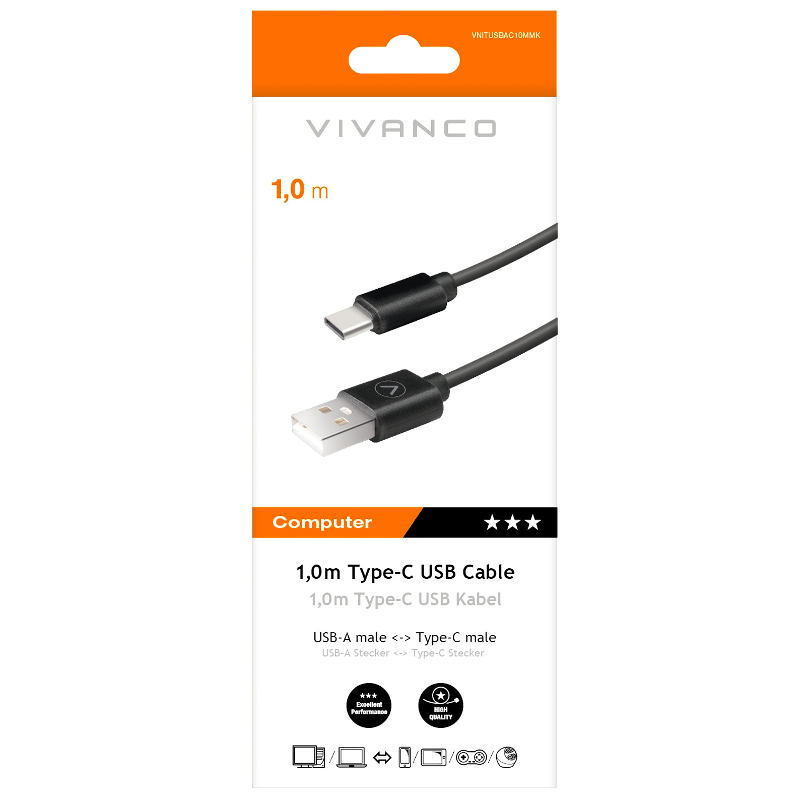 Cavo USB-A/USB-C