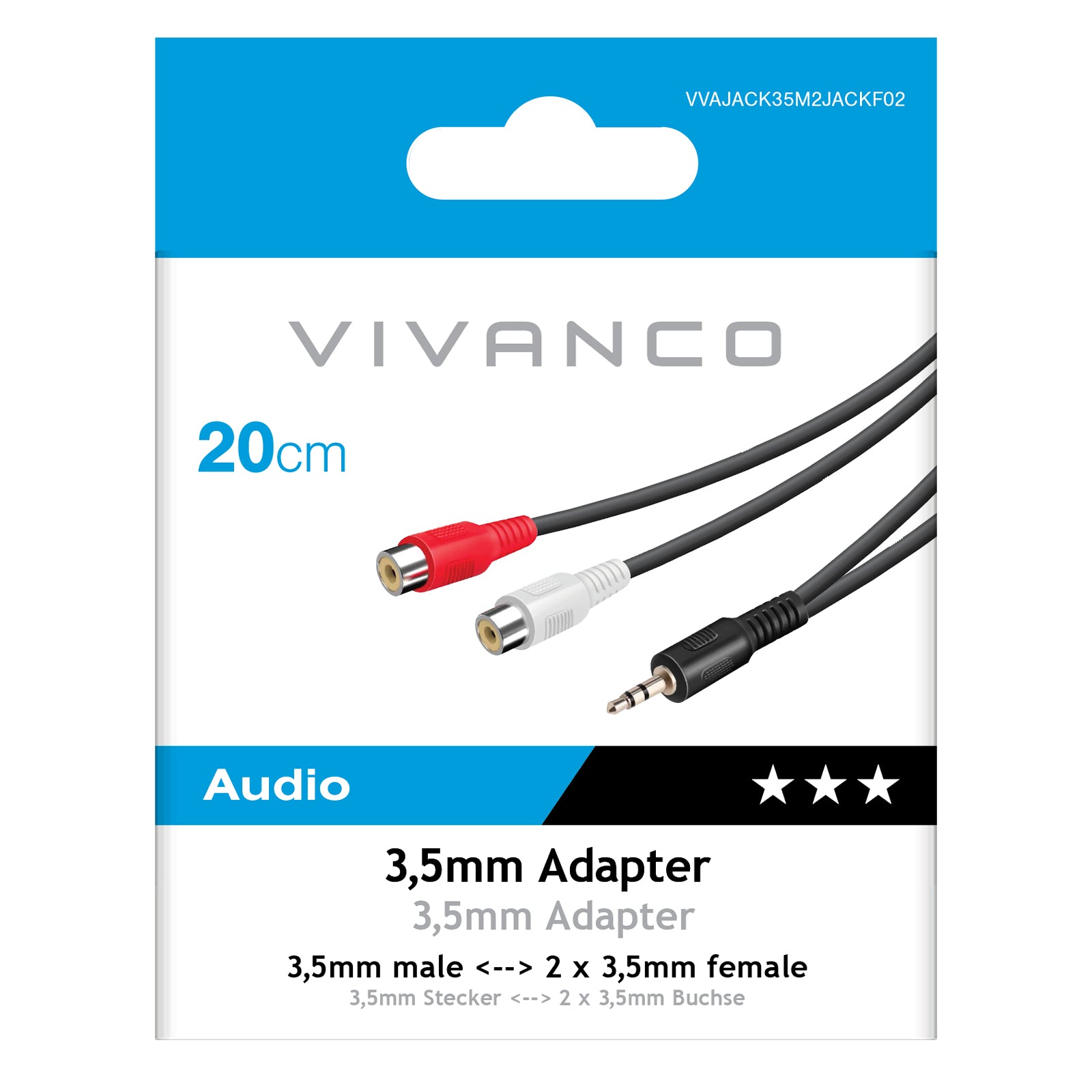 3,5-mm-Stecker-Buchsen-Splitter