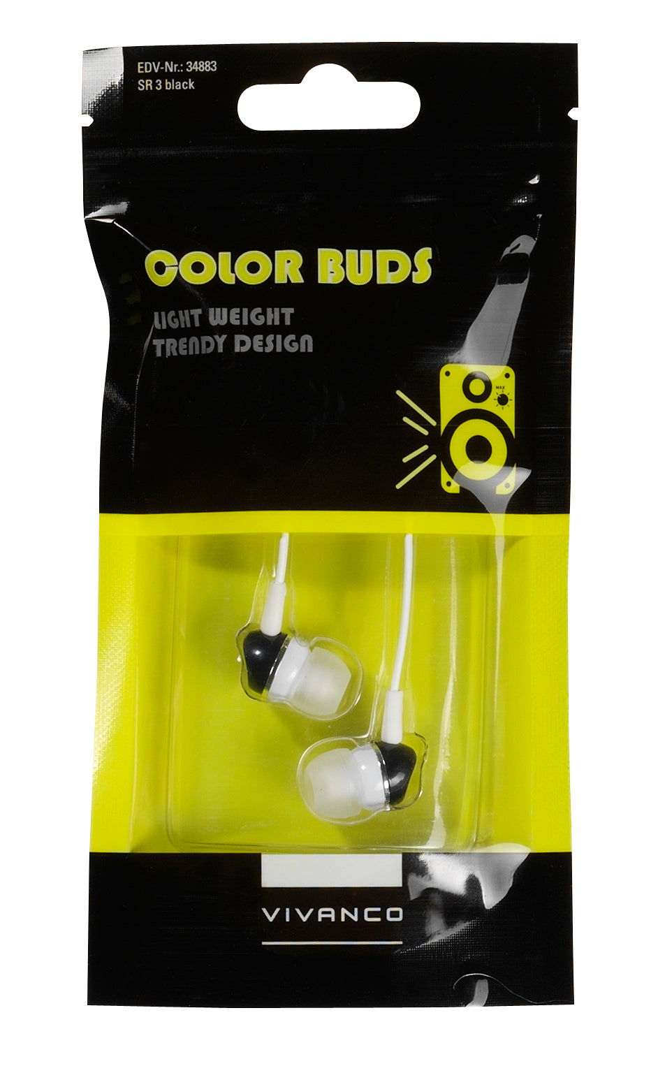 Auricolari Color Buds con Jack 3,5 mm