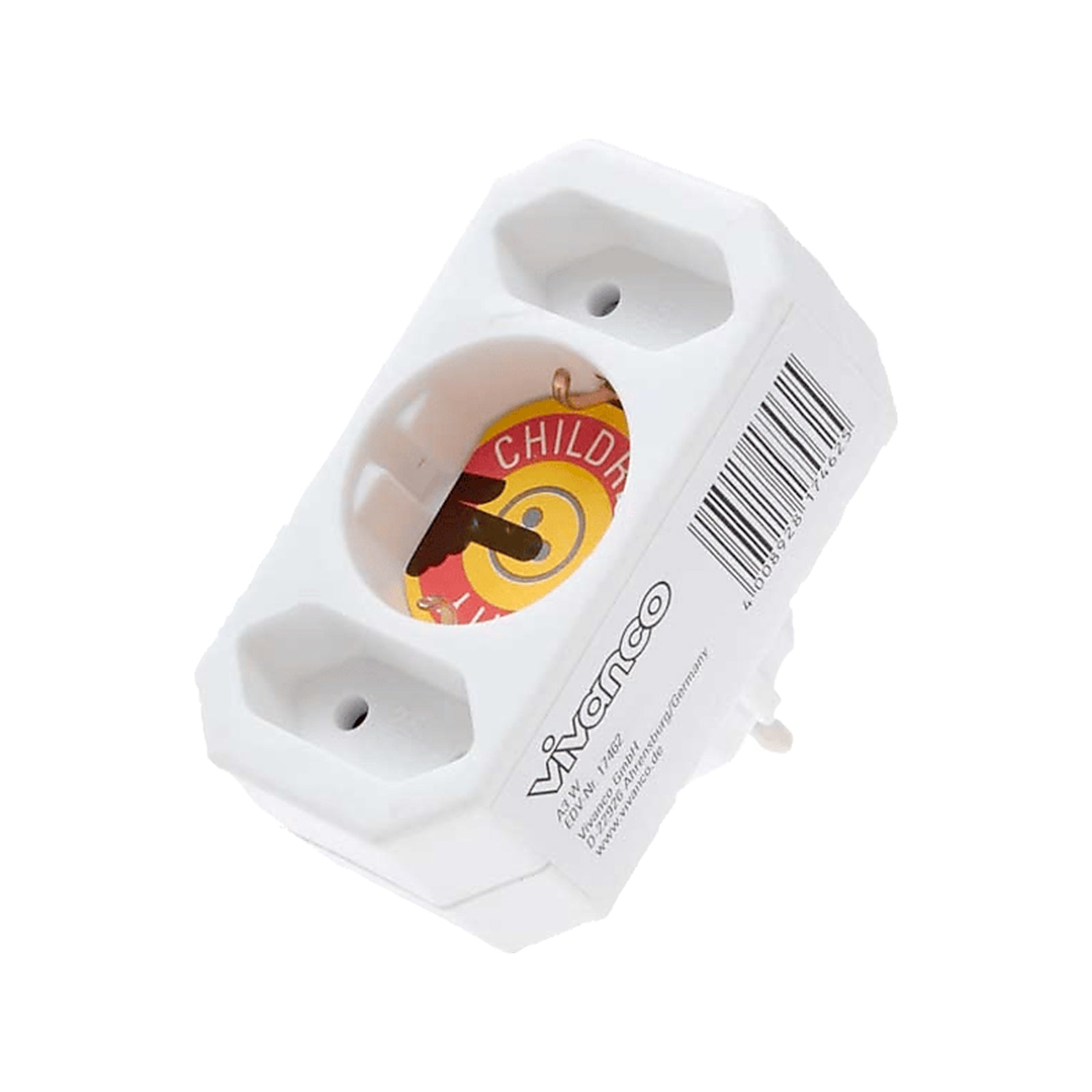 3 Schuko sockets/Euro adapter