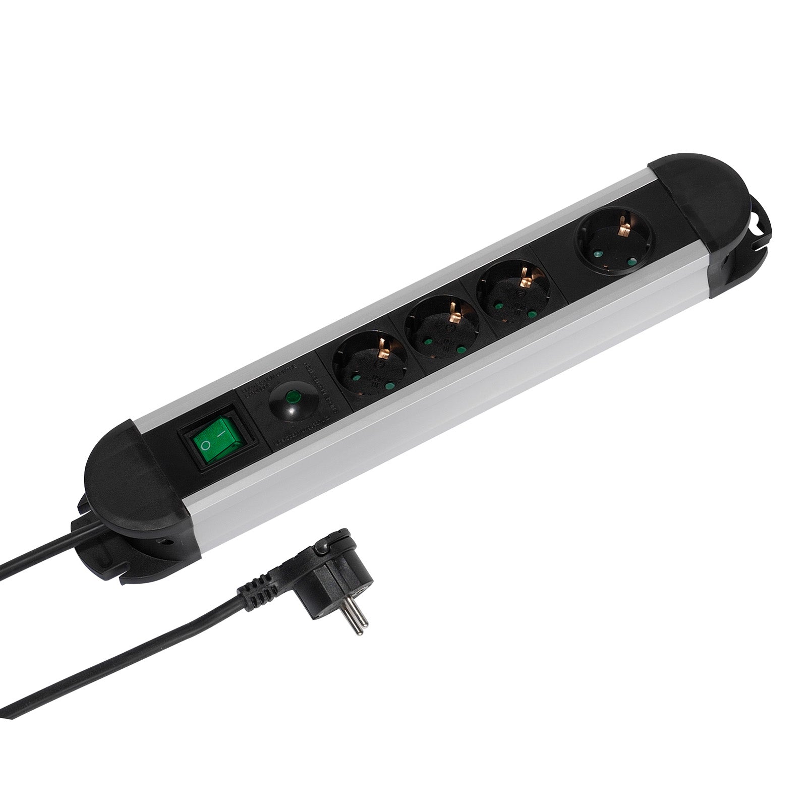 4xSchuko2m power strip, ON/OFF switch